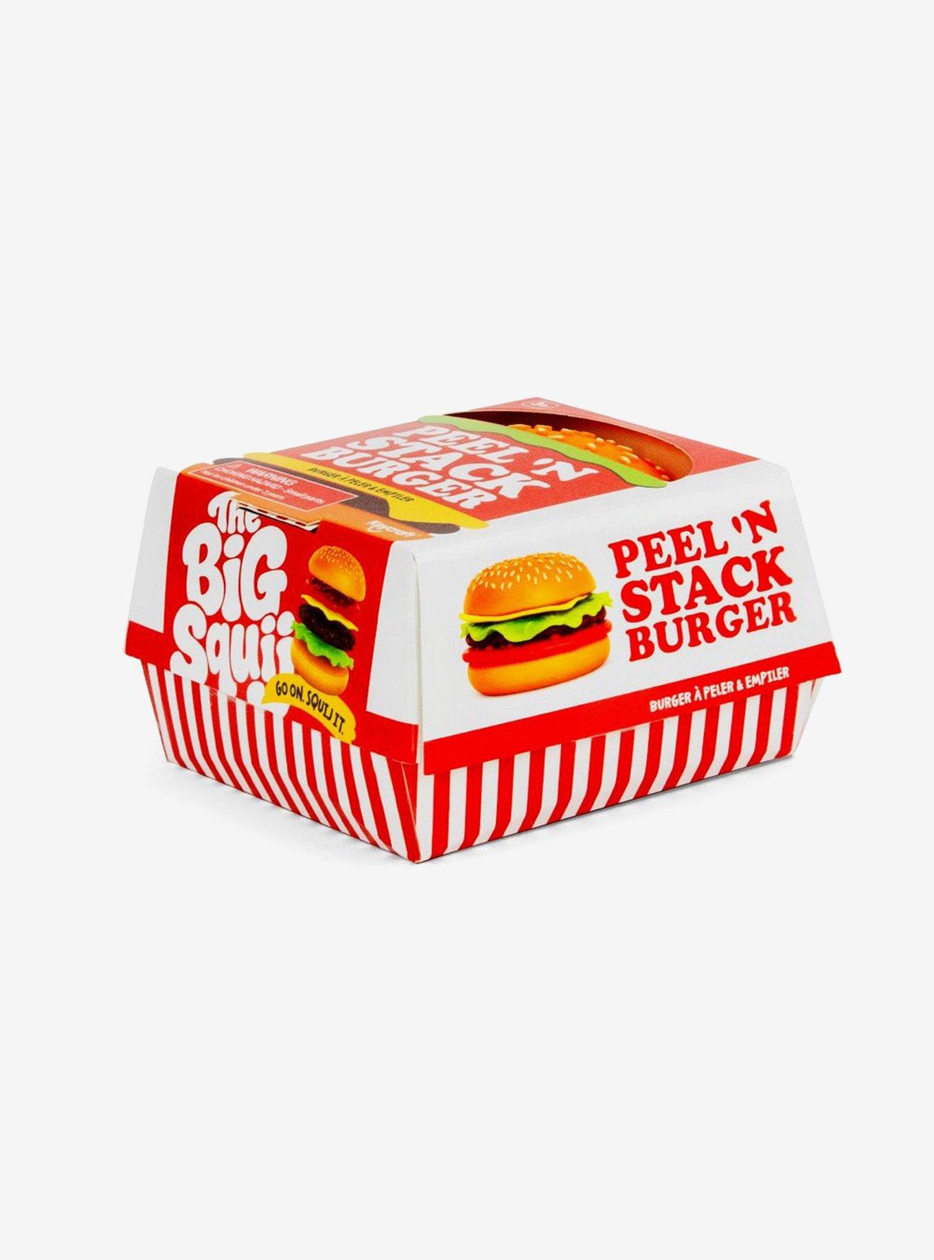 Jumbo Peel 'N Stack Burger Squishy Toy, , alternate - view 6
