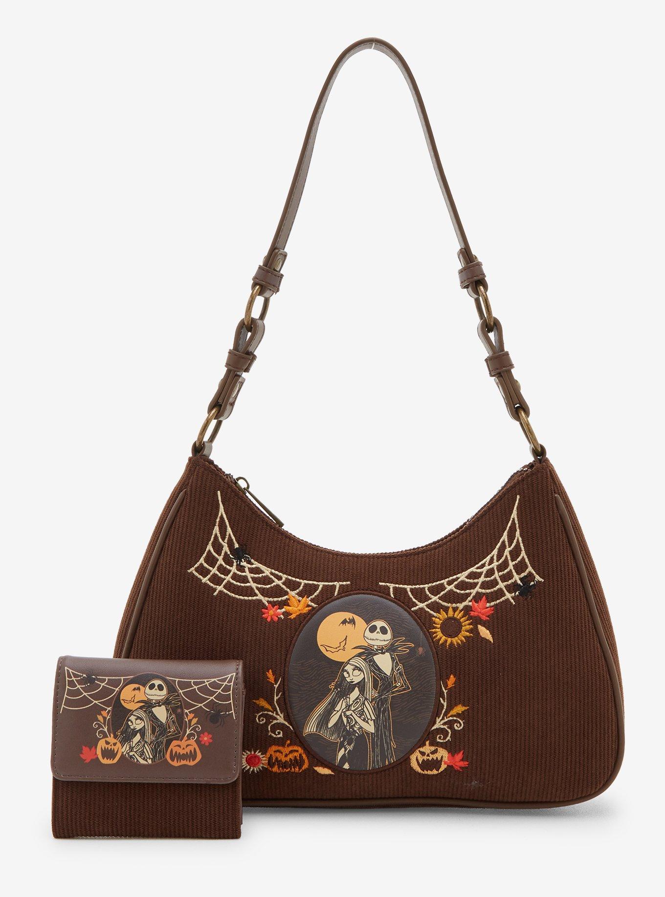 Her Universe The Nightmare Before Christmas Harvest Corduroy Shoulder Bag, , alternate - view 5