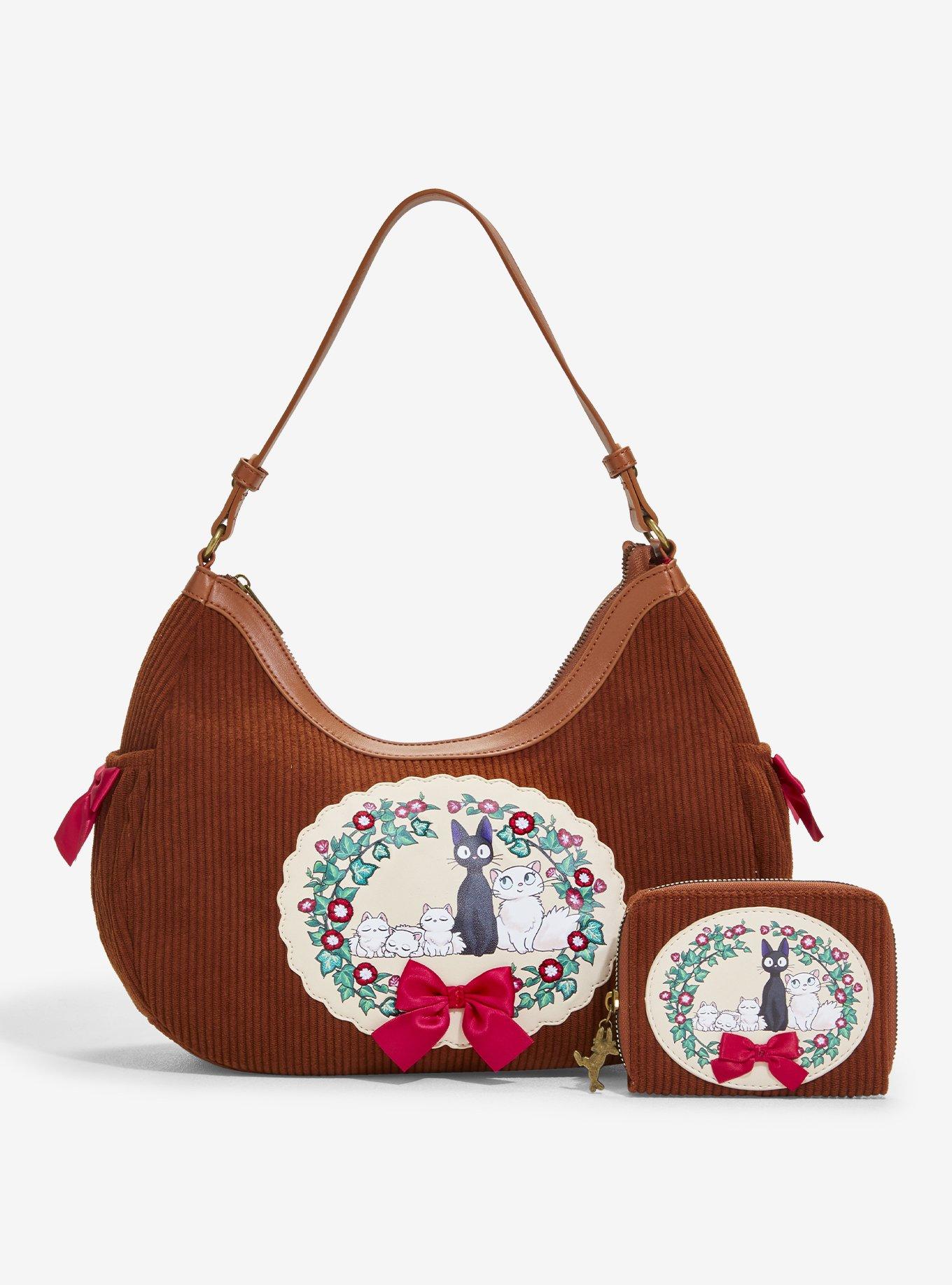 Studio Ghibli&reg; Kiki's Delivery Service Jiji Wreath Shoulder Bag, , alternate - view 5