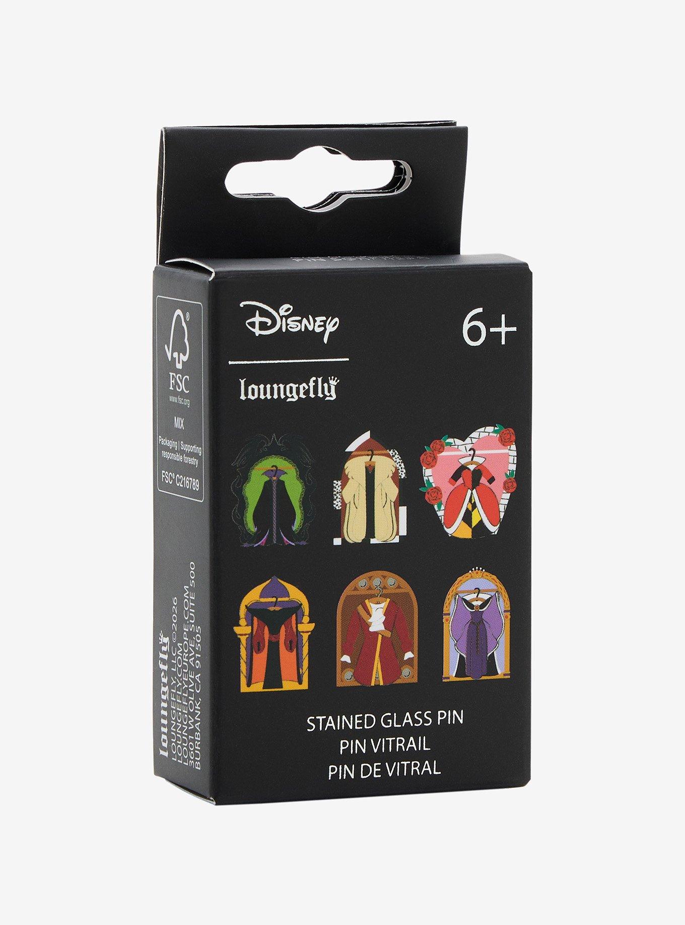 Loungefly Disney Villains Outfits Blind Box Enamel Pin Hot Topic Exclusive, , alternate - view 2