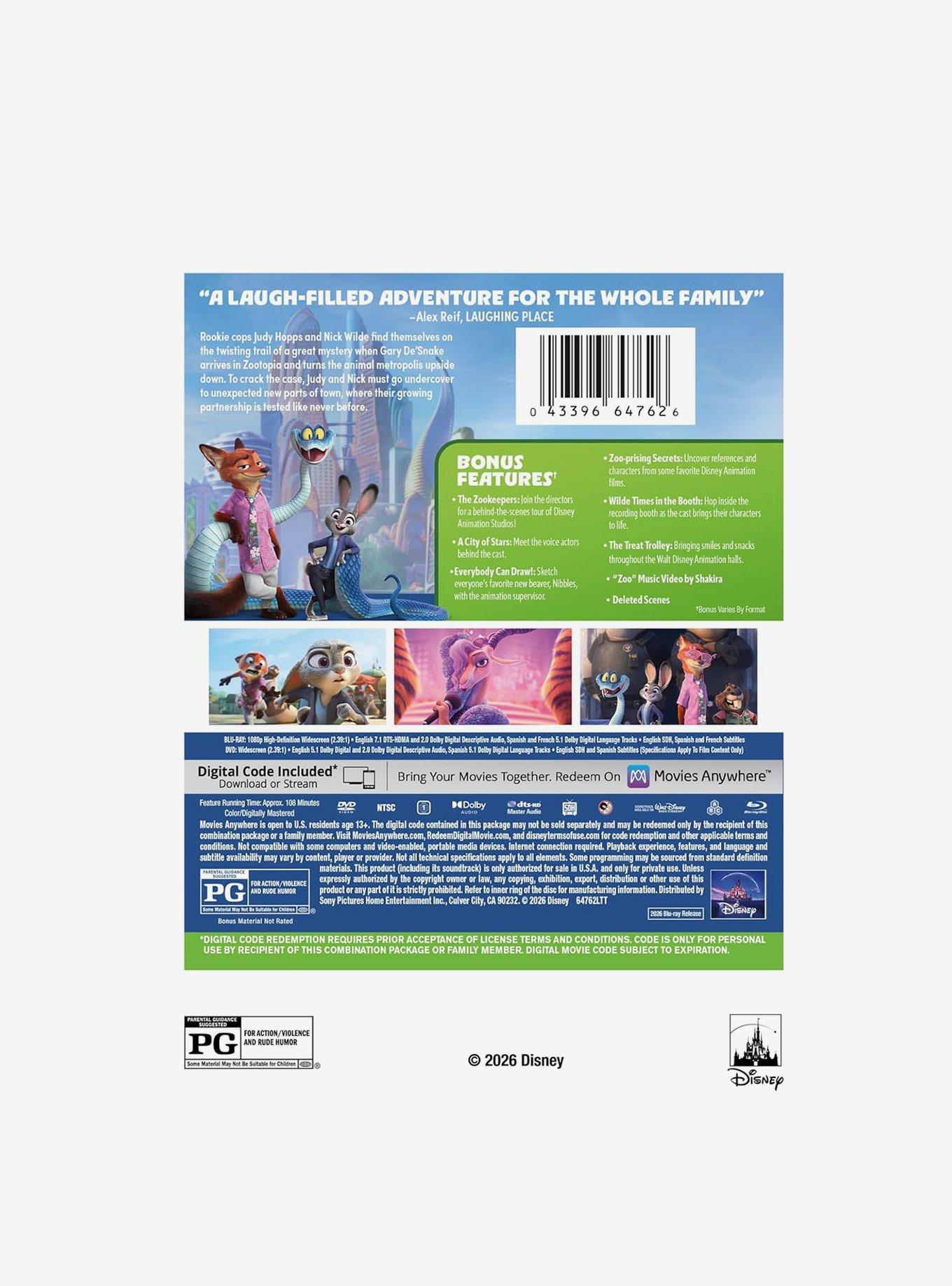 Zootopia 2 Blu-Ray, , hi-res