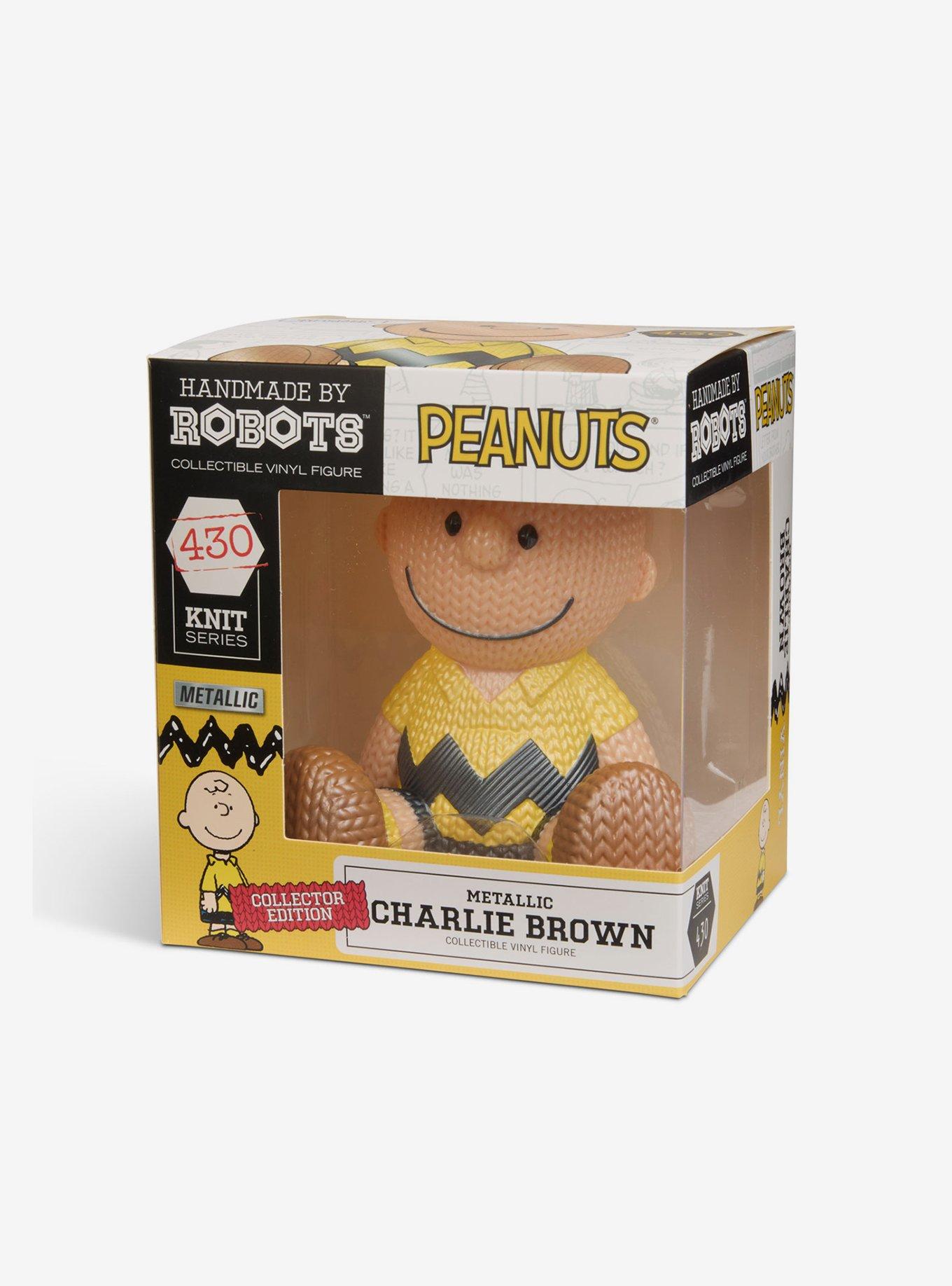 Peanuts Charlie Brown (Metallic) Handmade by Robots Vinyl Figure, , alternate
