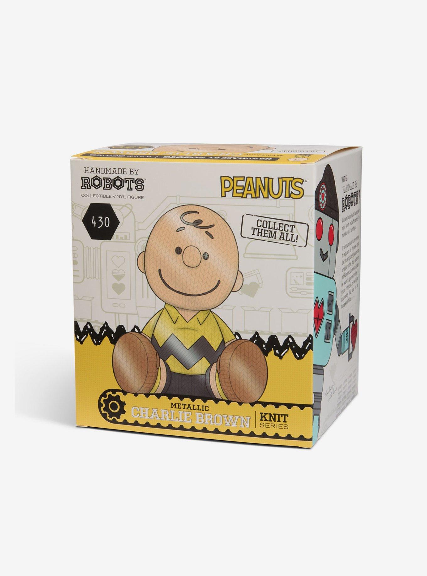 Peanuts Charlie Brown (Metallic) Handmade by Robots Vinyl Figure, , alternate