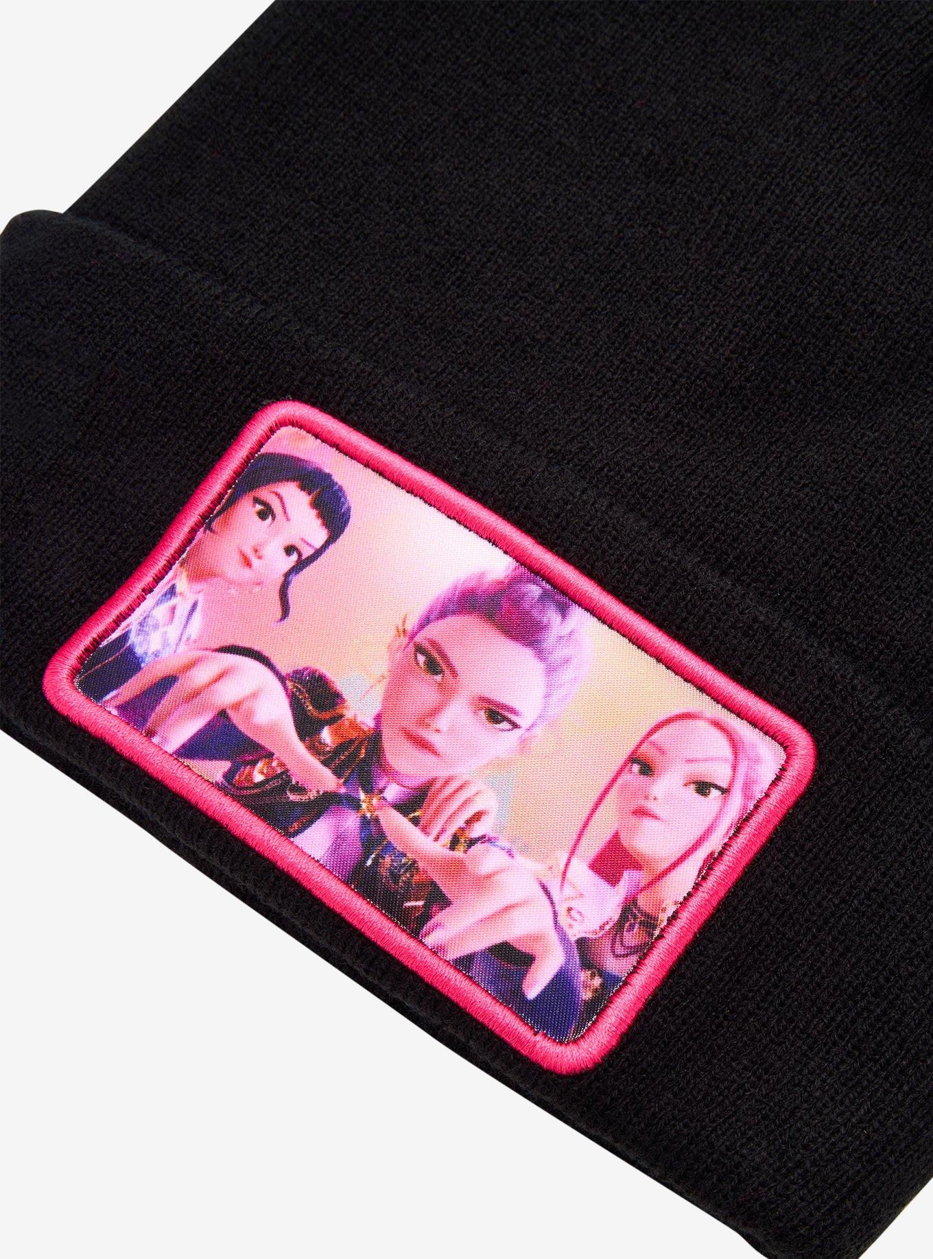 KPop Demon Hunters HUNTR/X Patch Beanie, , alternate - view 3