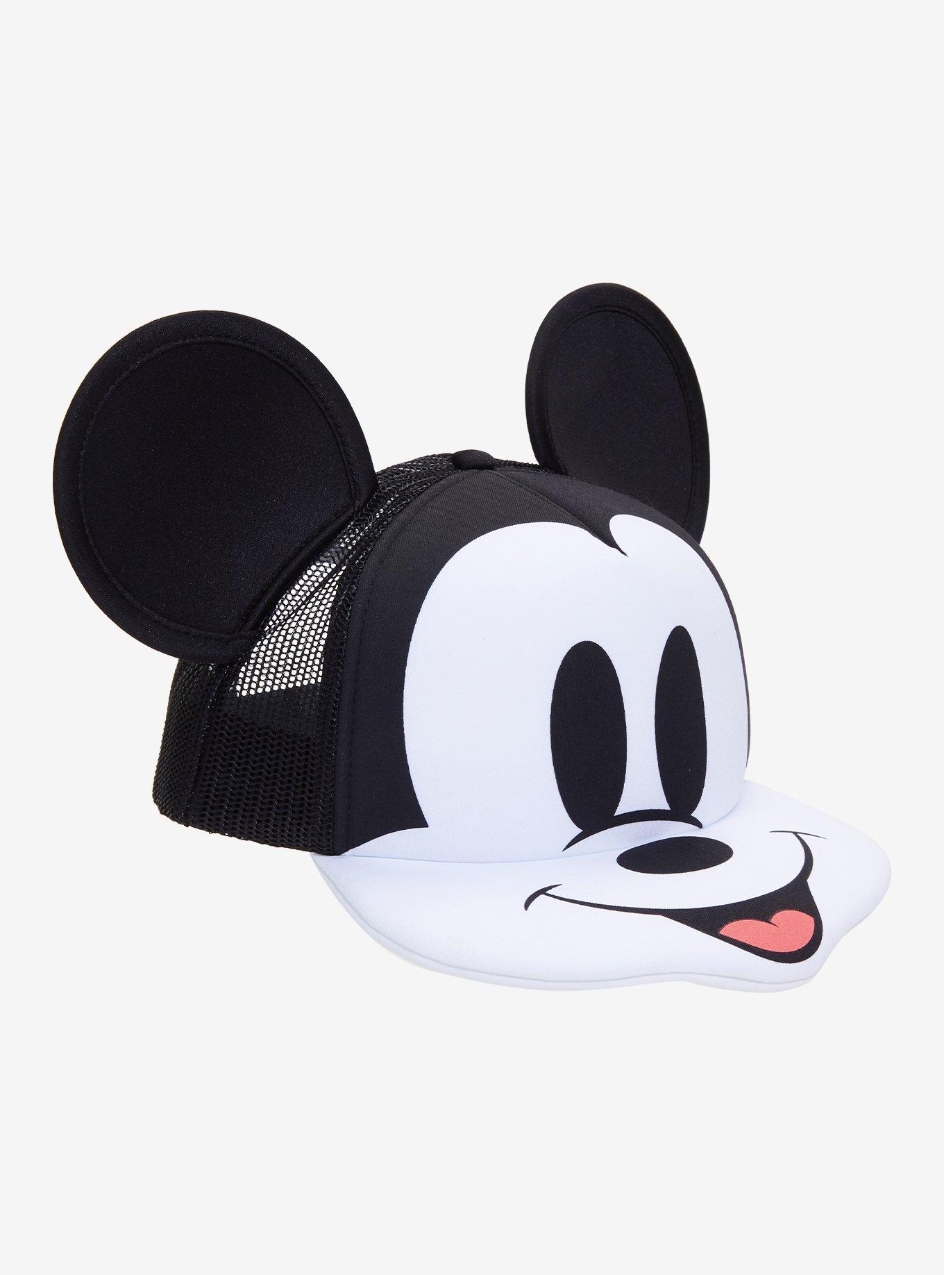 Disney Mickey Mouse Face 3D Ear Trucker Hat, , hi-res