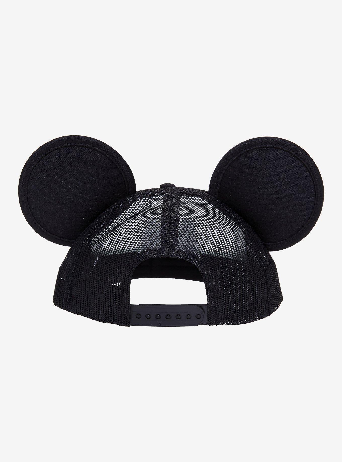 Disney Mickey Mouse Face 3D Ear Trucker Hat, , alternate - view 3
