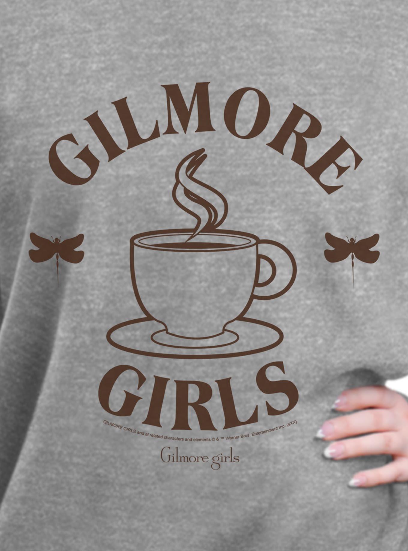 Gilmore Girls Coffee Cup Girls Oversized Sweatshirt, , hi-res