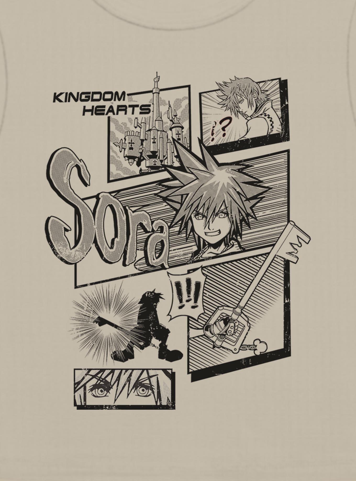 Disney Kingdom Hearts Sora Key Pages Girls Baby T-Shirt, , hi-res