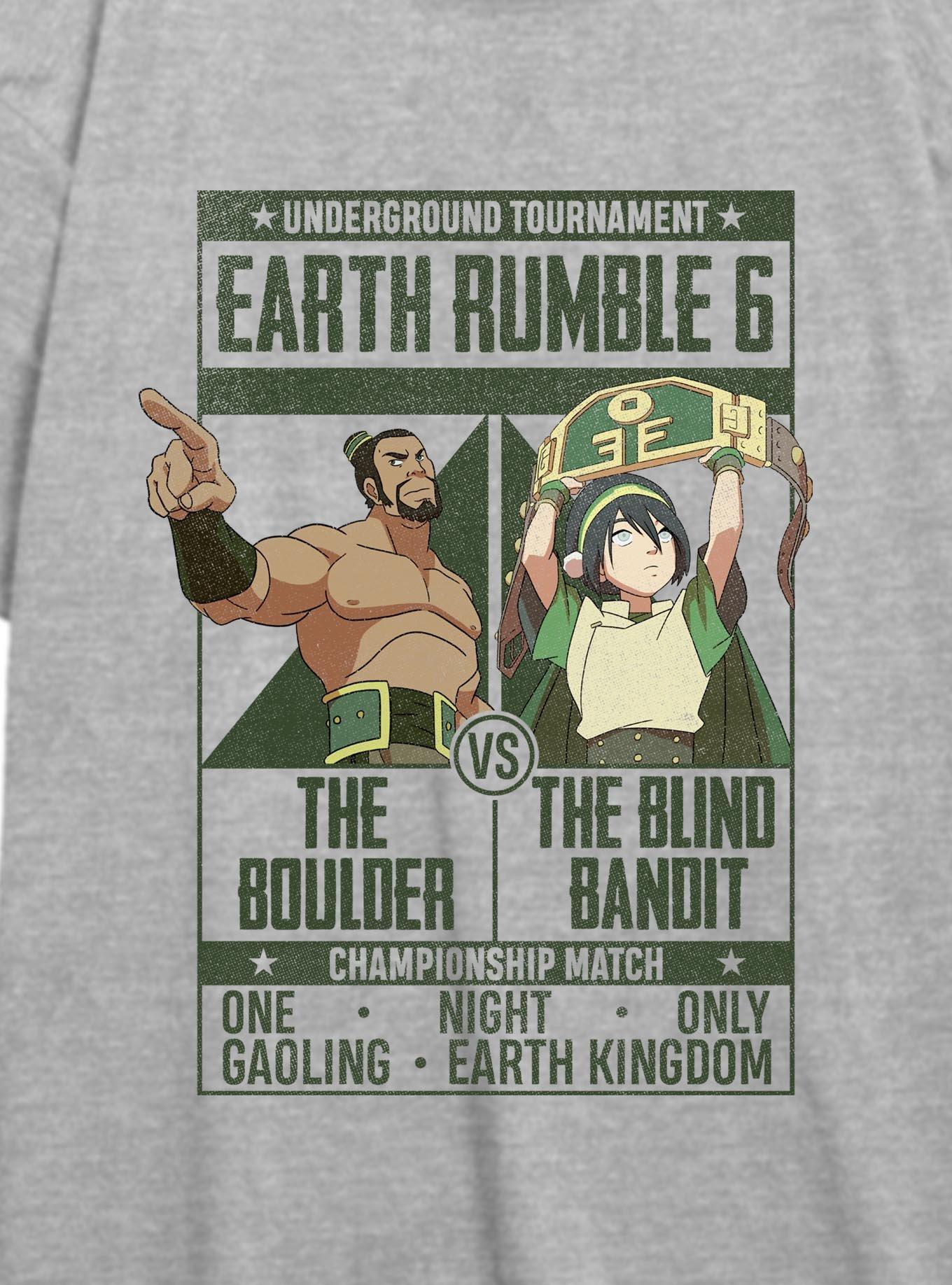Avatar: The Last Airbender Earth Rumble 6 Girls Oversized T-Shirt, , hi-res