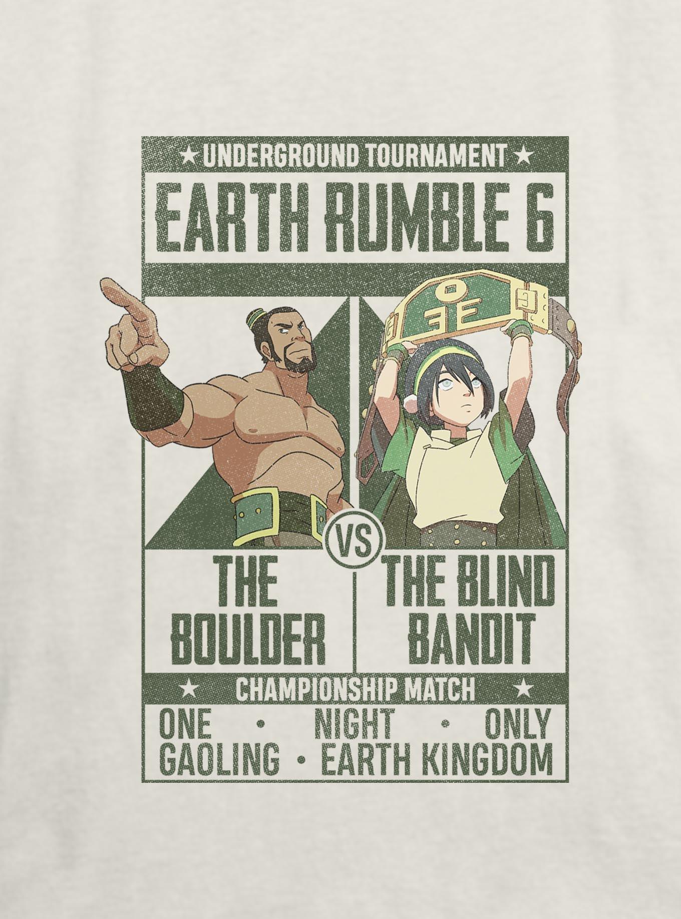 Avatar: The Last Airbender Earth Rumble 6 Girls Skimmer T-Shirt, , hi-res
