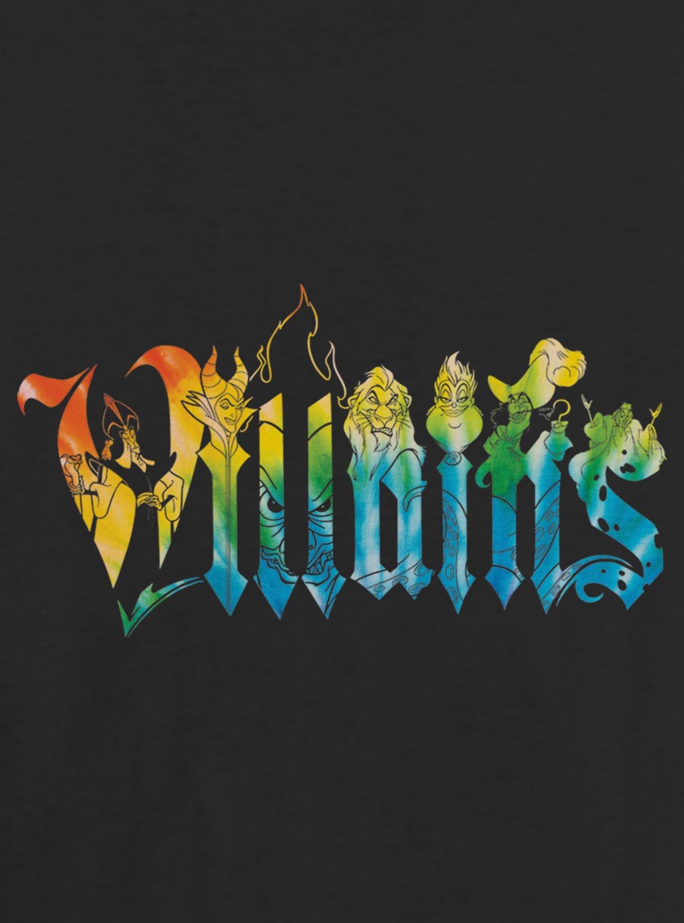 Disney Villains Character Letter Girls Skimmer T-Shirt, , hi-res