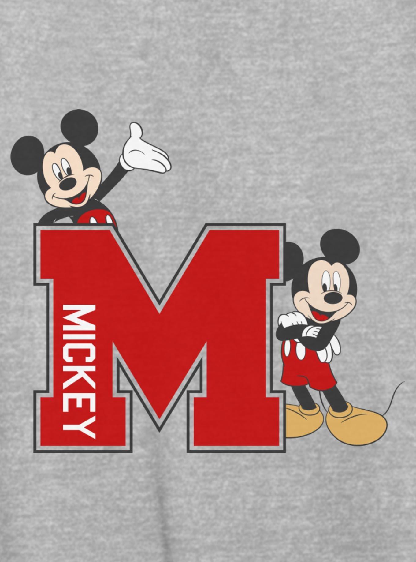Disney Mickey Mouse M Varsity Girls Oversized T-Shirt, , hi-res