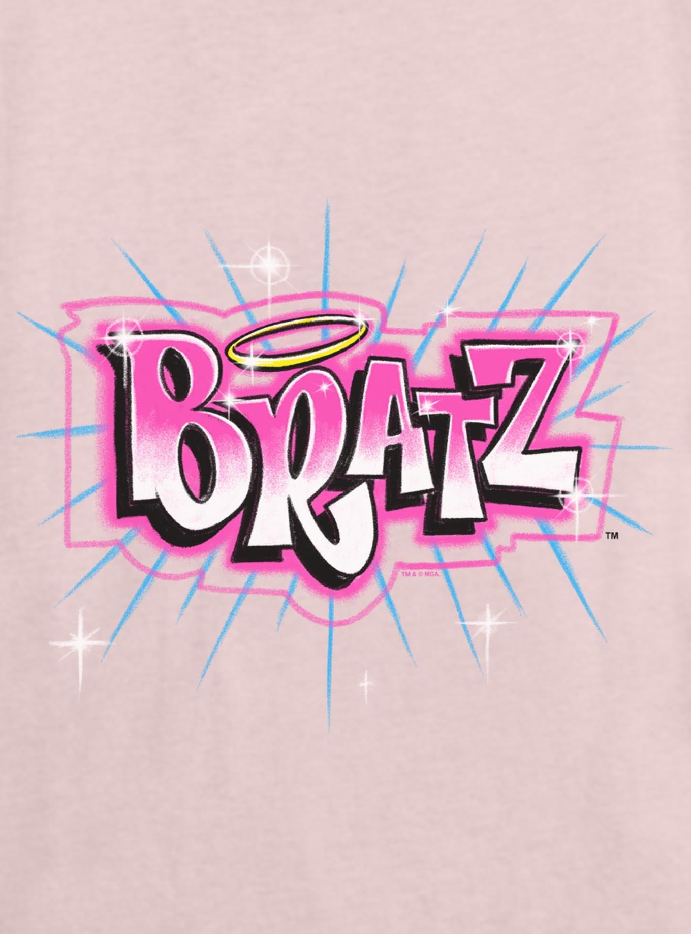 Bratz Logo Spray Paint Girls Skimmer T-Shirt, , hi-res