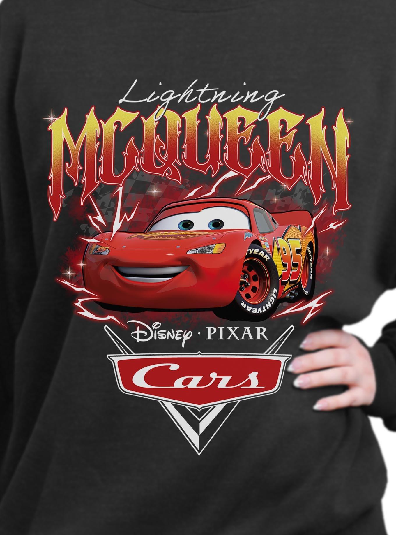Disney Pixar Cars Lightning Mcqueen Girls Oversized Sweatshirt, , hi-res