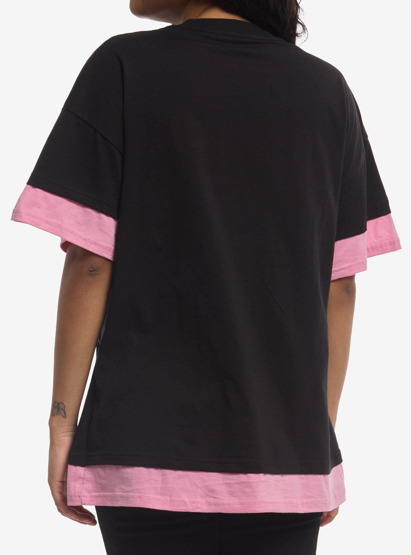Death Note Misa Filigree Layered T-Shirt, PINK, alternate - view 3