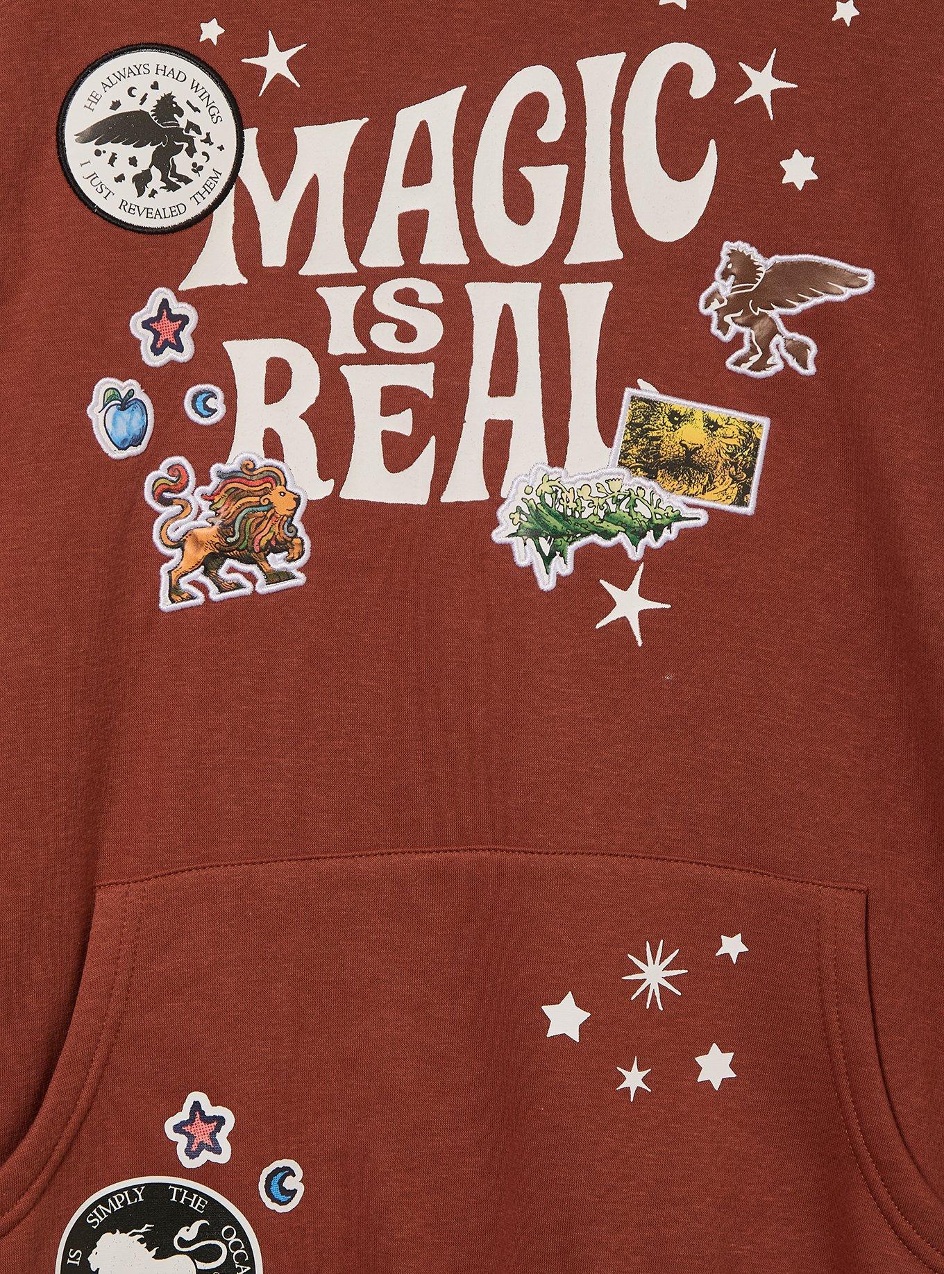 Narnia: The Magician's Nephew Magic Is Real Hoodie - BoxLunch Exclusive, DARK RED, alternate - view 2
