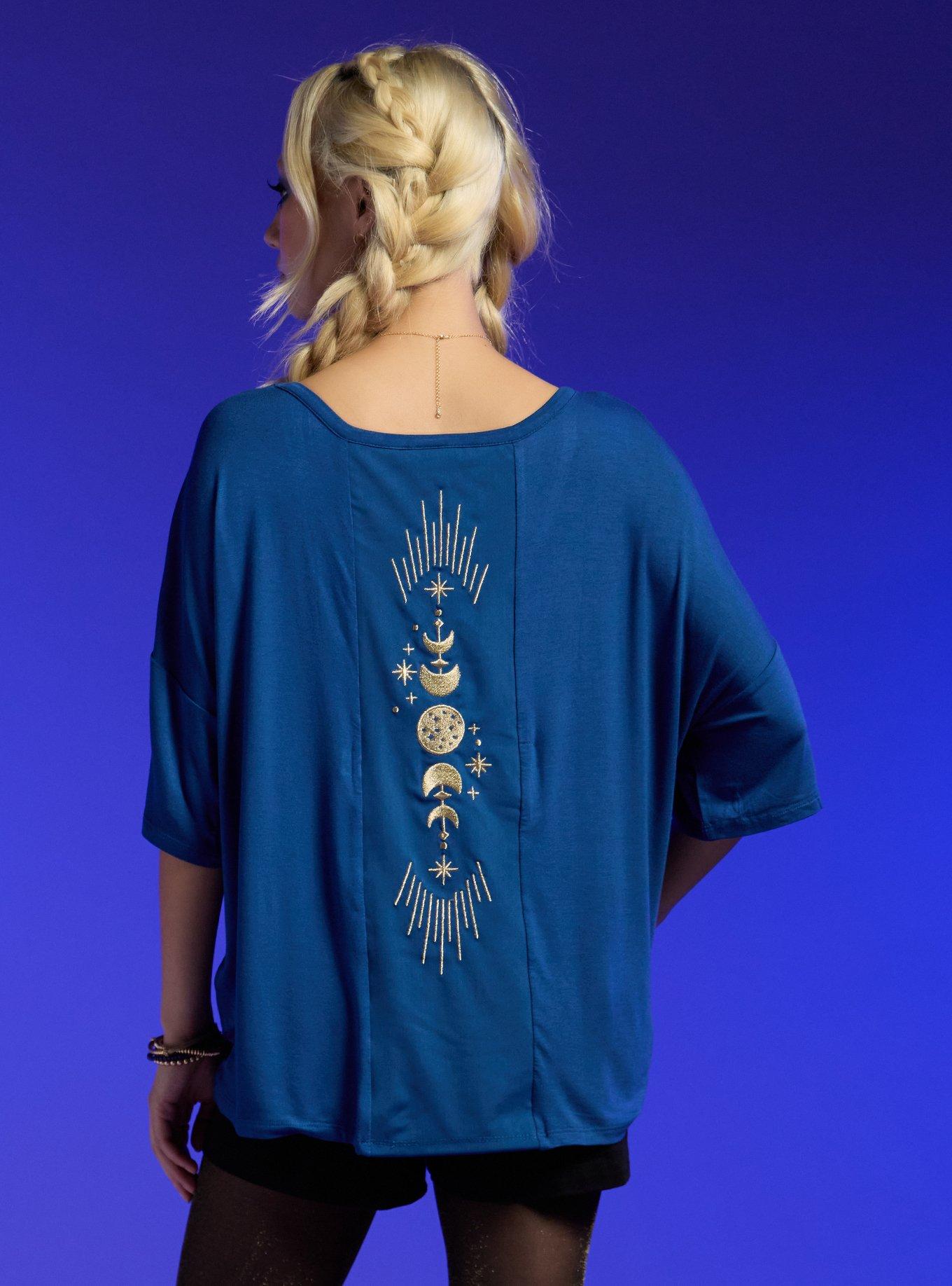 A Court Of Thorns And Roses Quote Girls Oversized Top, GOLD, alternate - view 2