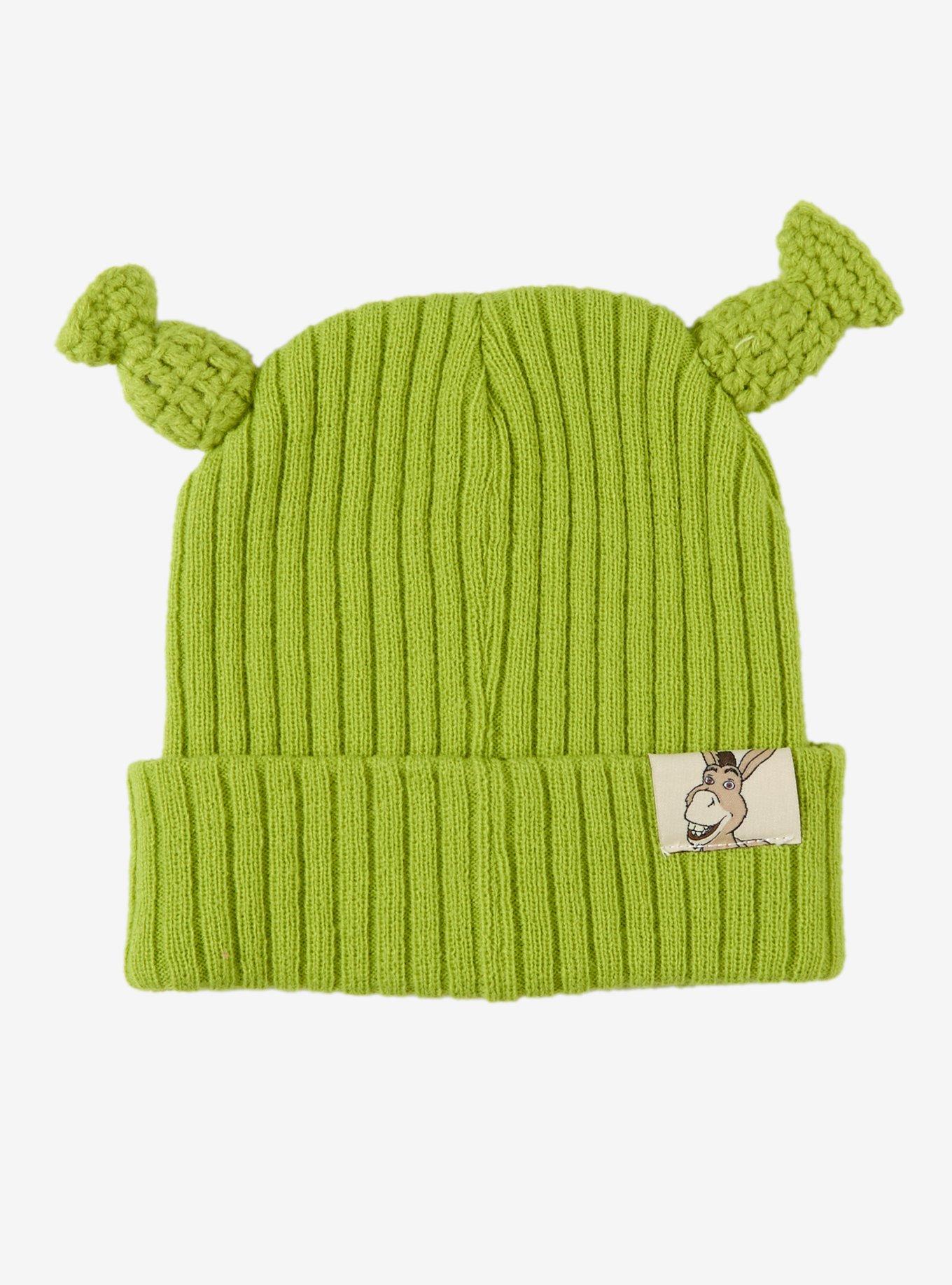 DreamWorks Shrek Ears Ribbed Knit Beanie - BoxLunch Exclusive, , alternate - view 3