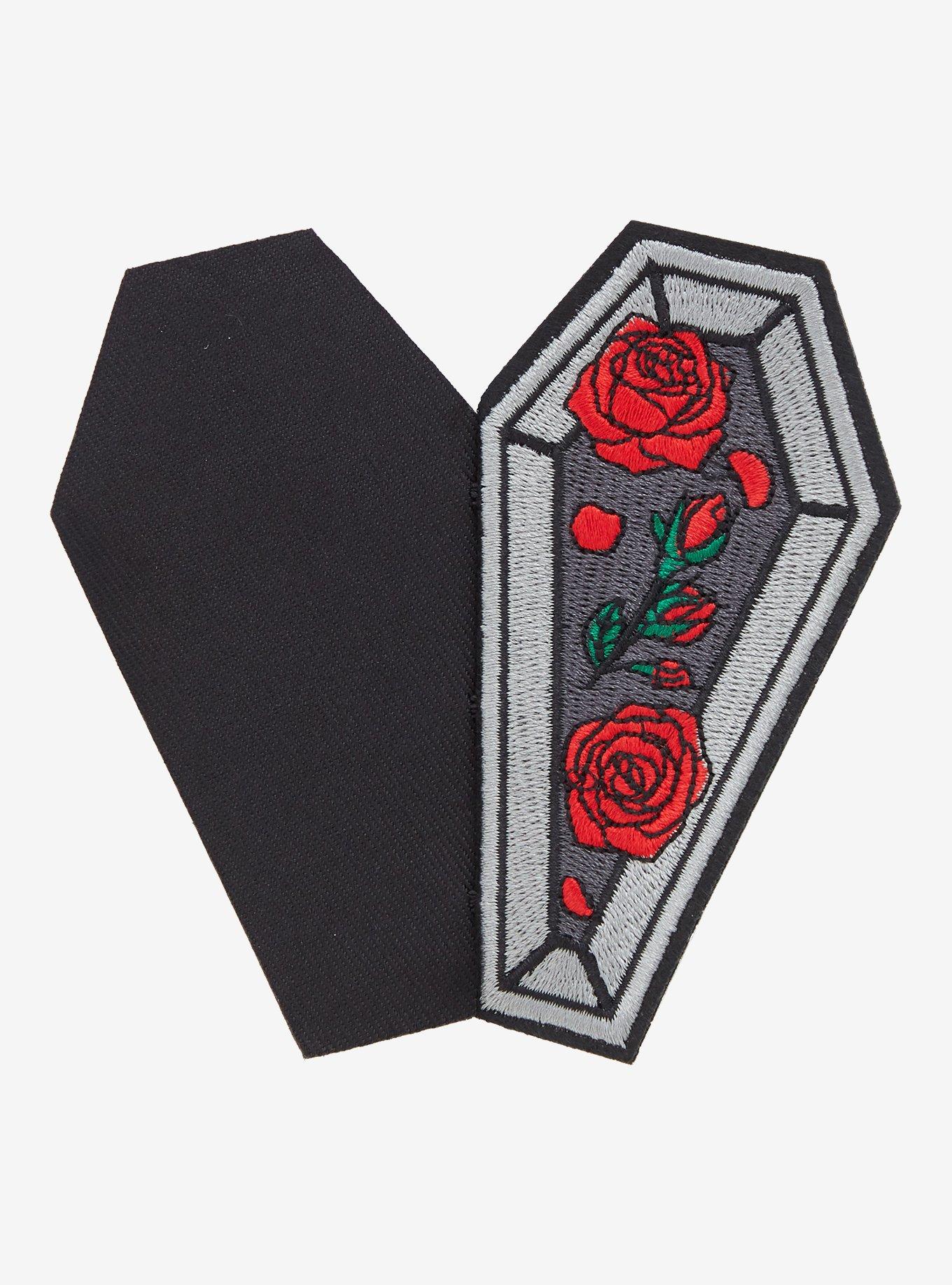 Coffin Rose Patch, , hi-res
