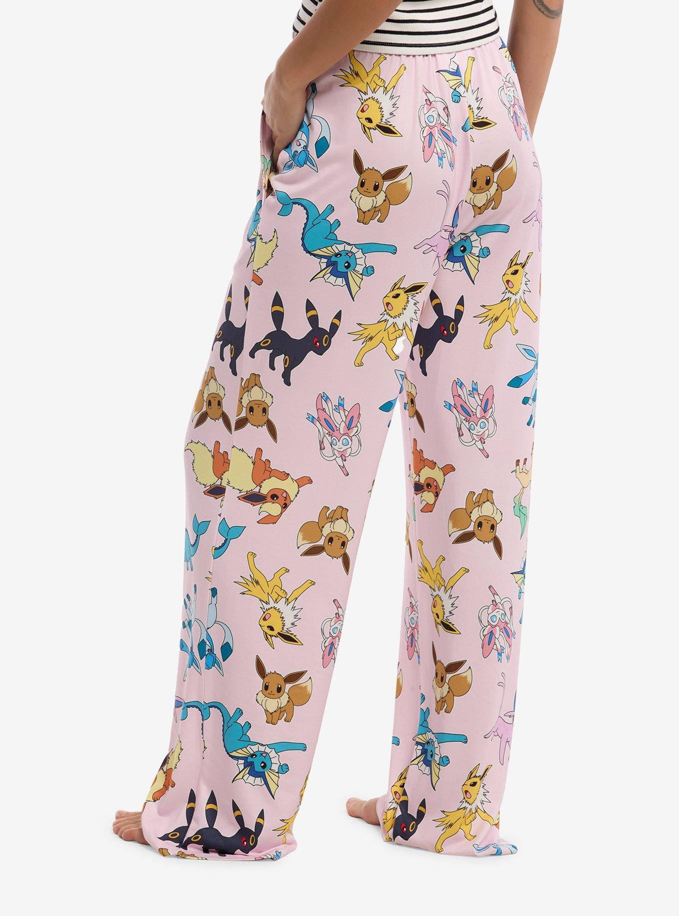 Pok&eacute;mon Eevee Evolutions Pajama Pants, PEACH, alternate - view 2