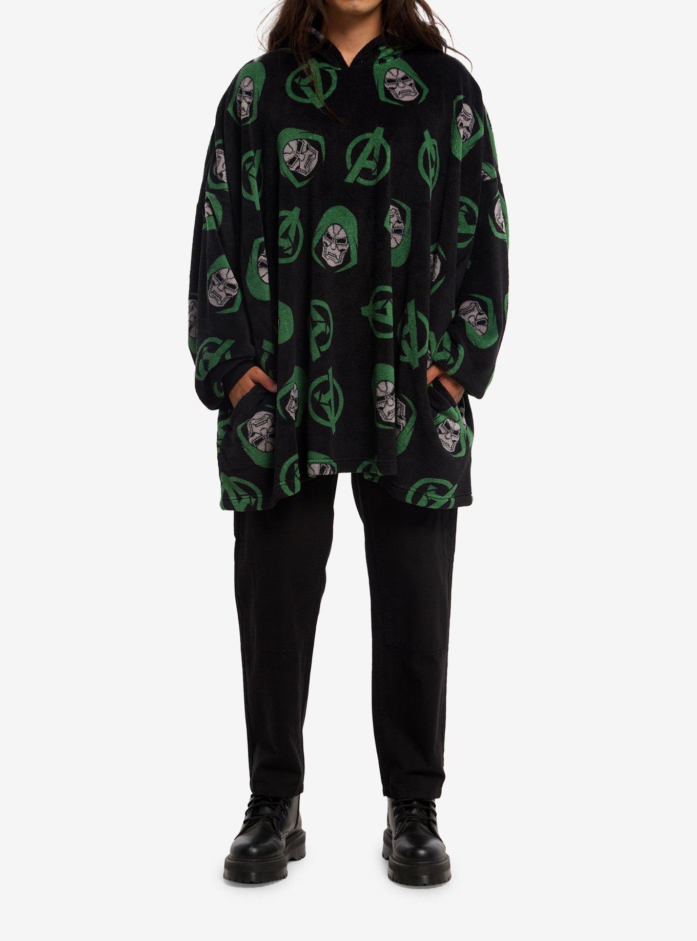 Marvel Avengers: Doomsday Doctor Doom Fuzzy Oversized Hoodie, , alternate - view 2