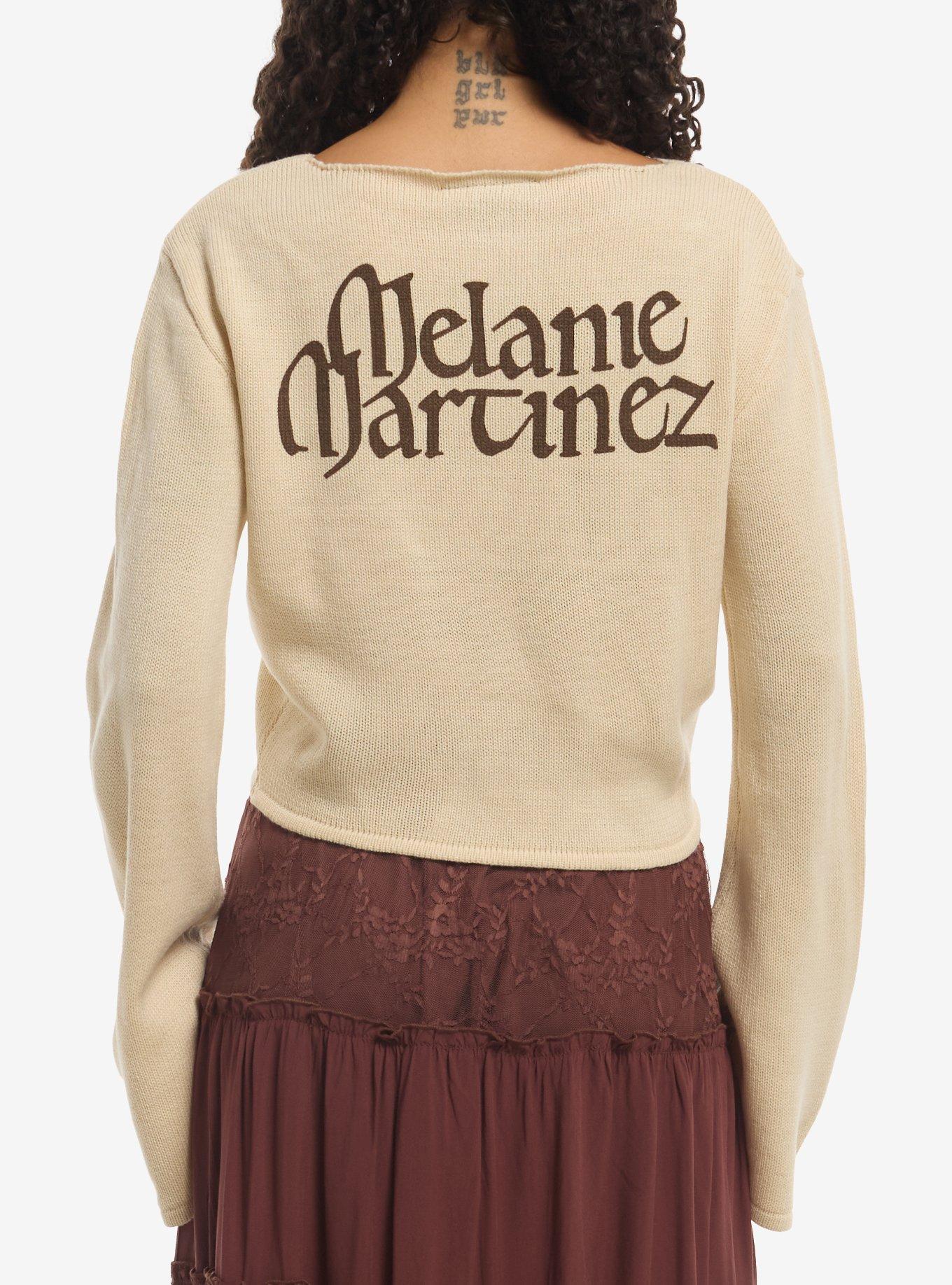 Melanie Martinez Hades Doll Crop Sweater, CREAM, alternate - view 2