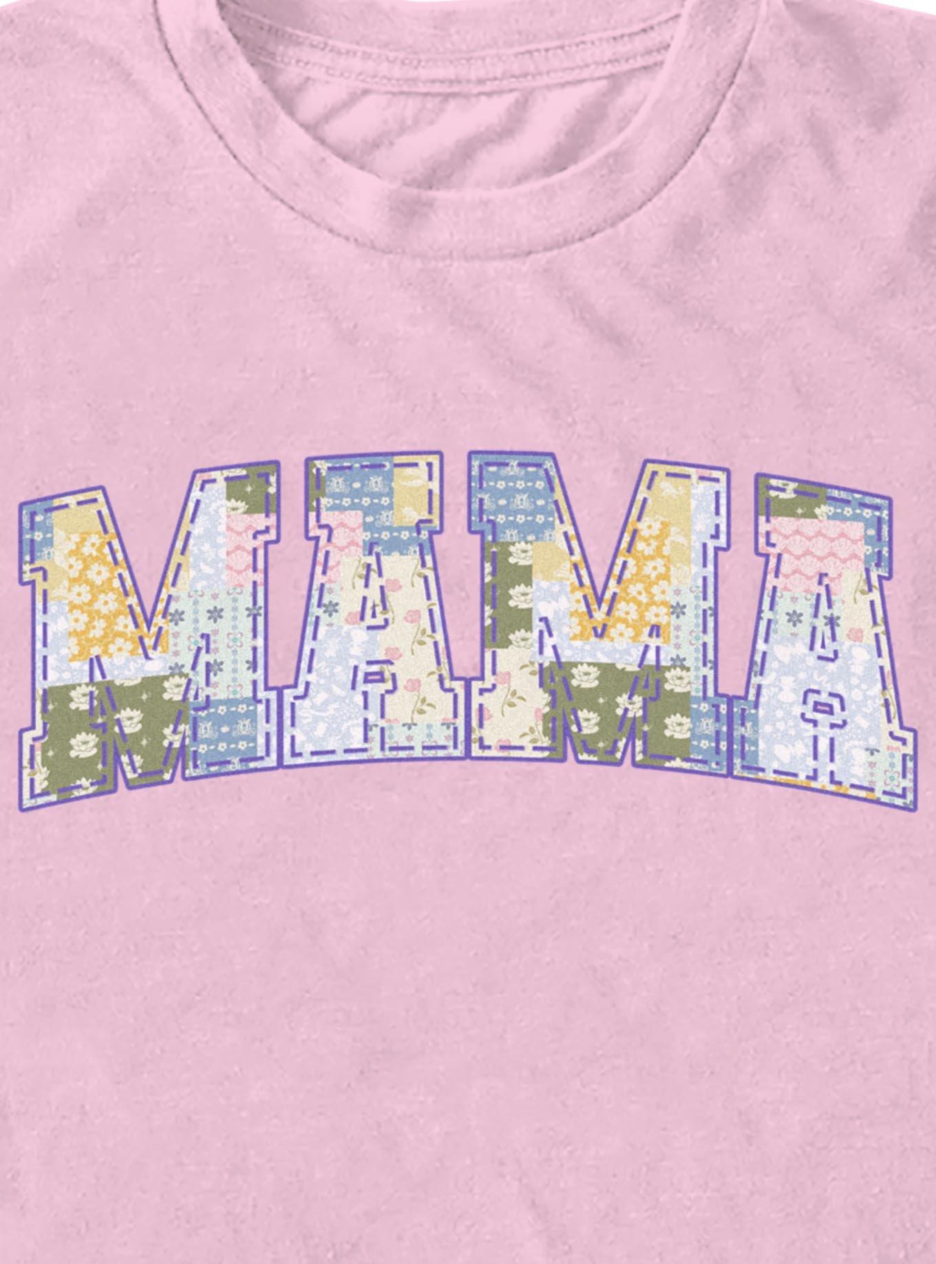 Disney Princesses Mama Collegiate Pattern Garment Dye T-Shirt, , hi-res