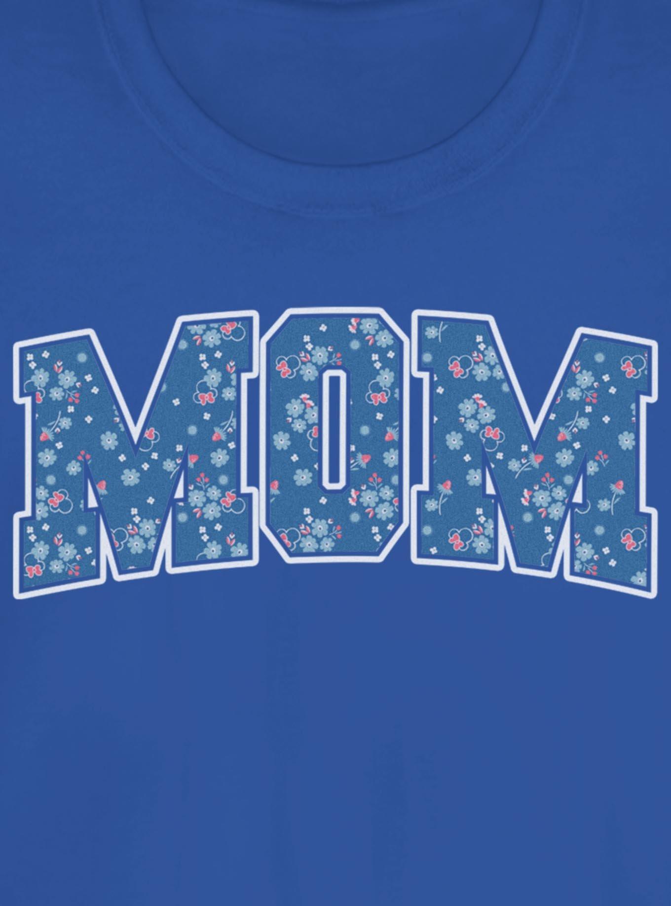 Disney Minnie Mouse Mom Collegiate Flower Pattern Girls T-Shirt, , hi-res