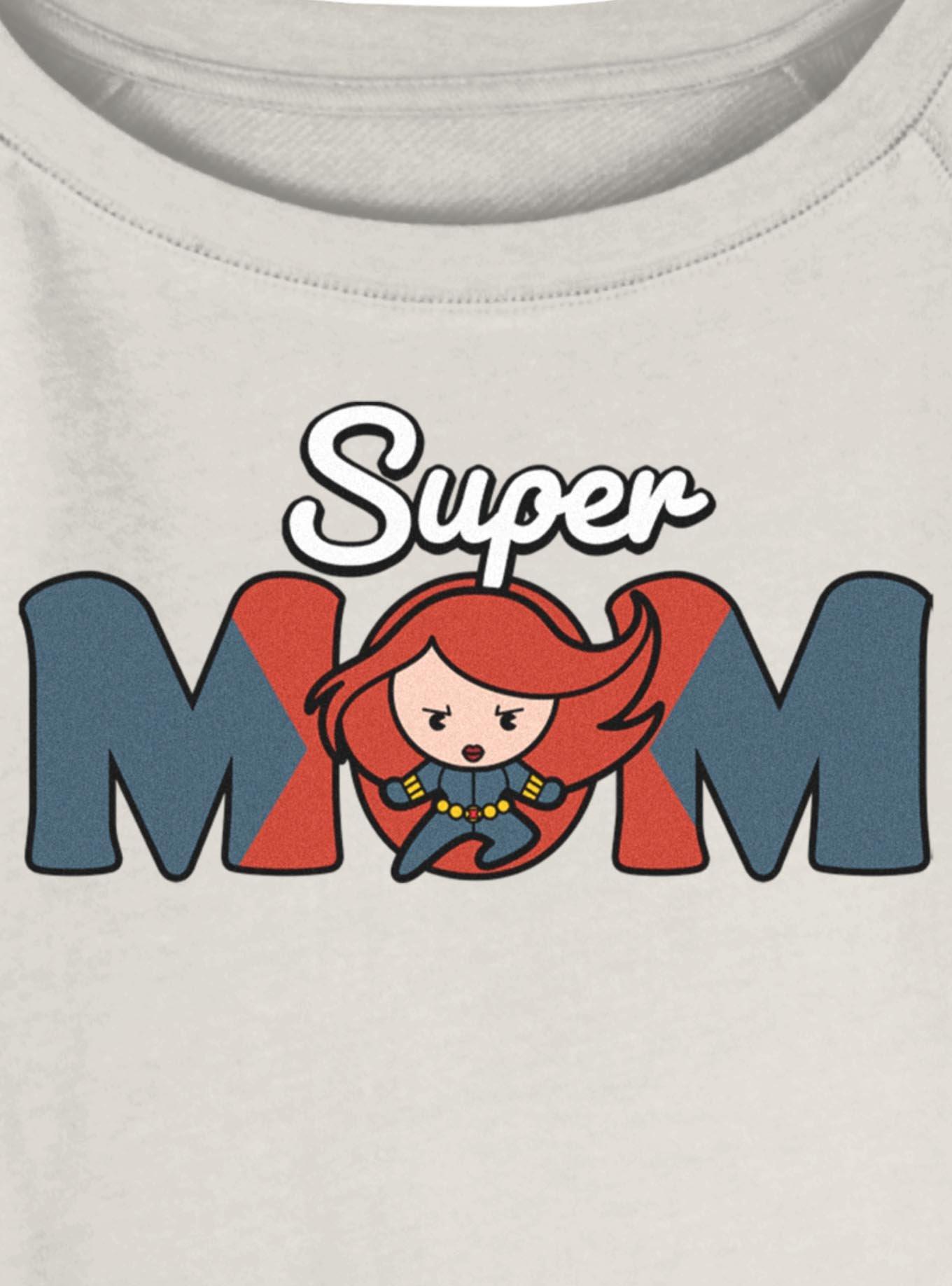 Marvel Black Widow Kawaii Super Mom Girls Slouchy Sweatshirt, , hi-res