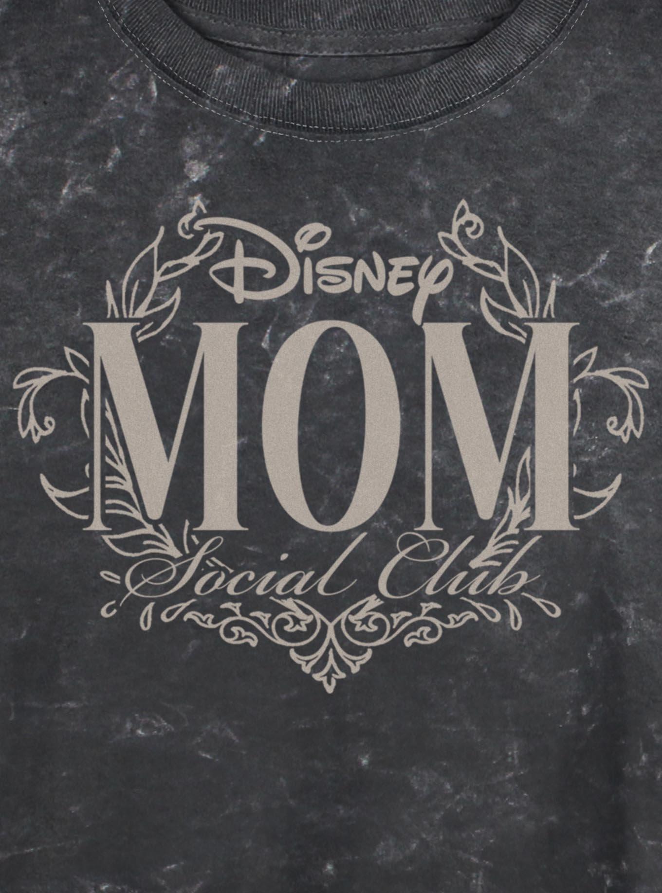 Disney Mom Social Club Girls Mineral Wash Crop T-Shirt, , hi-res
