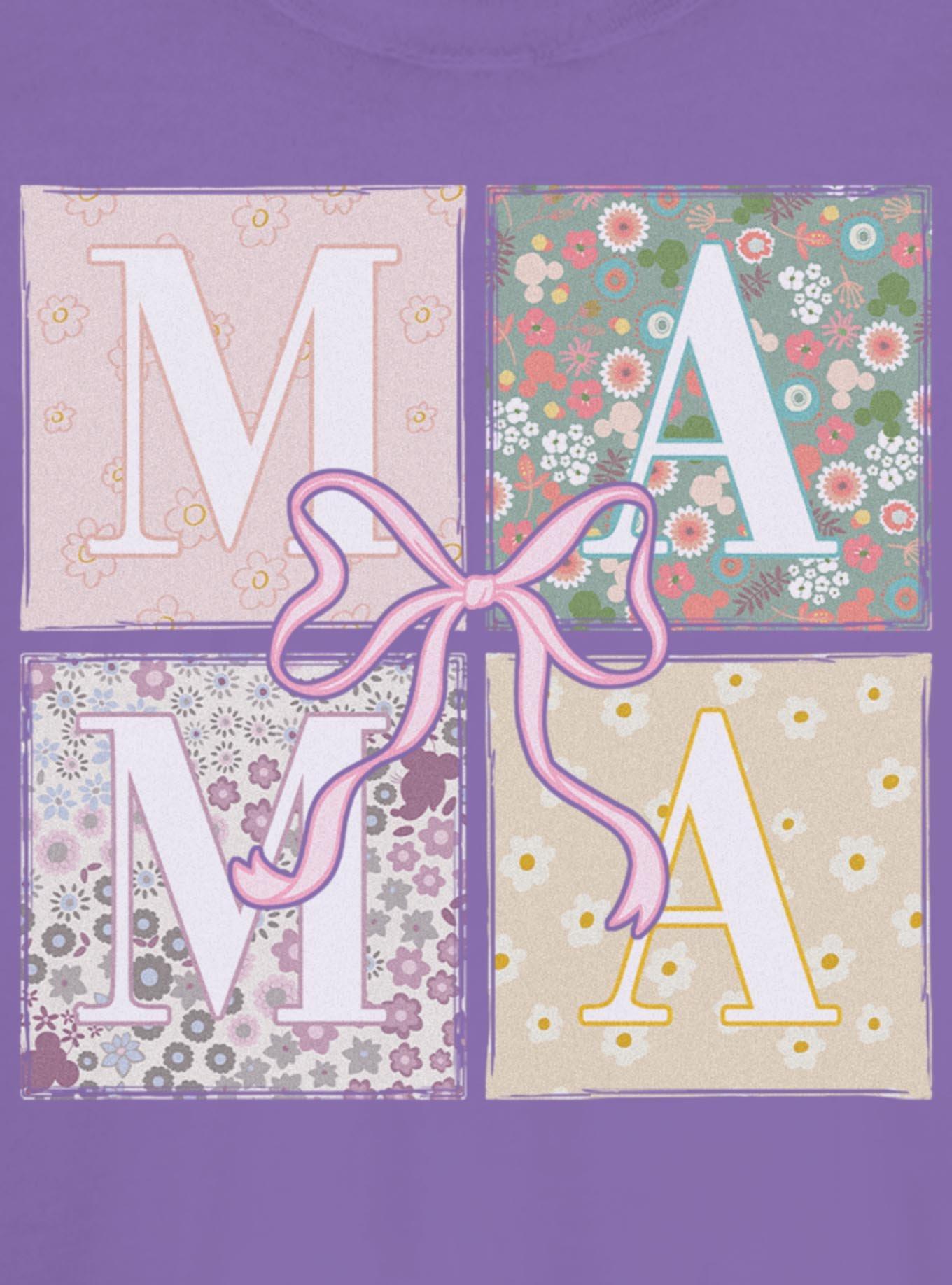 Disney Mickey Mouse Mama Floral Boxed Up Girls T-Shirt, , hi-res