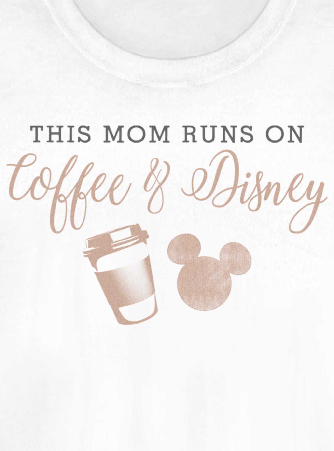 Disney Mickey Mouse Disney And Coffee Mom Girls T-Shirt, , hi-res