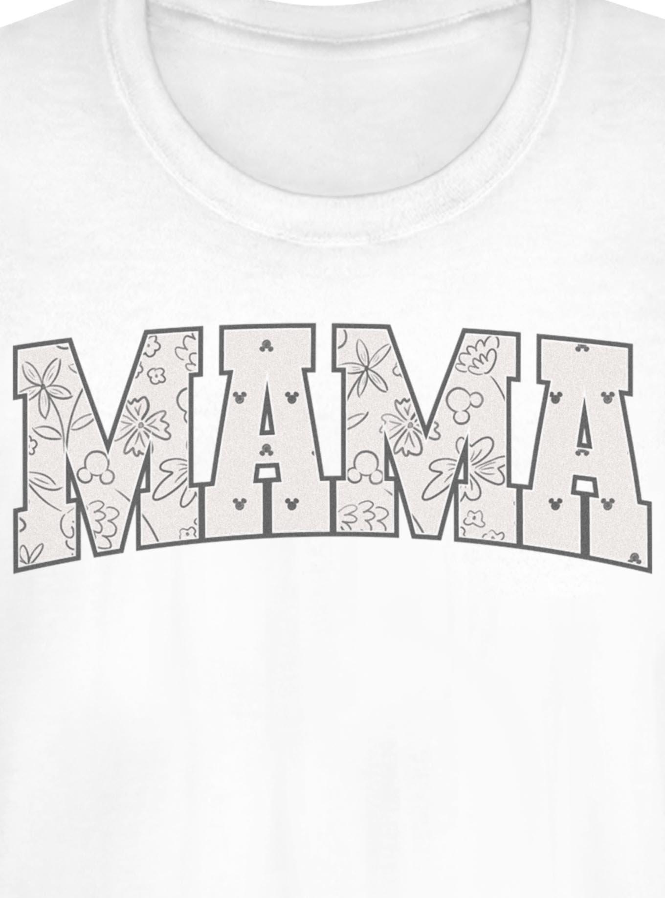 Disney Mickey Mouse Mama Patterns Collegiate Girls T-Shirt, , hi-res