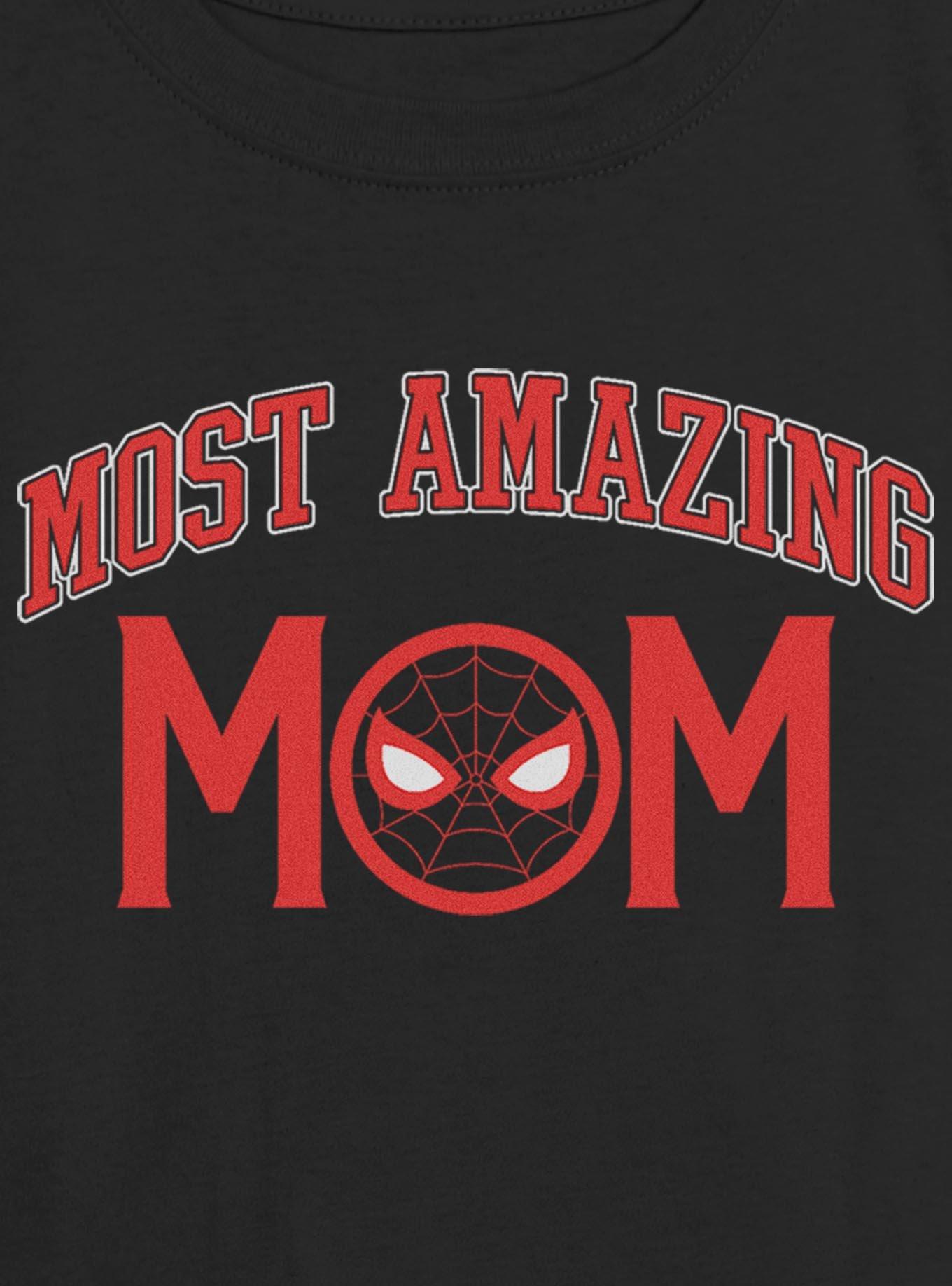 Marvel Spider-Man Amazing Mom Collegiate Girls Skimmer T-Shirt, , hi-res