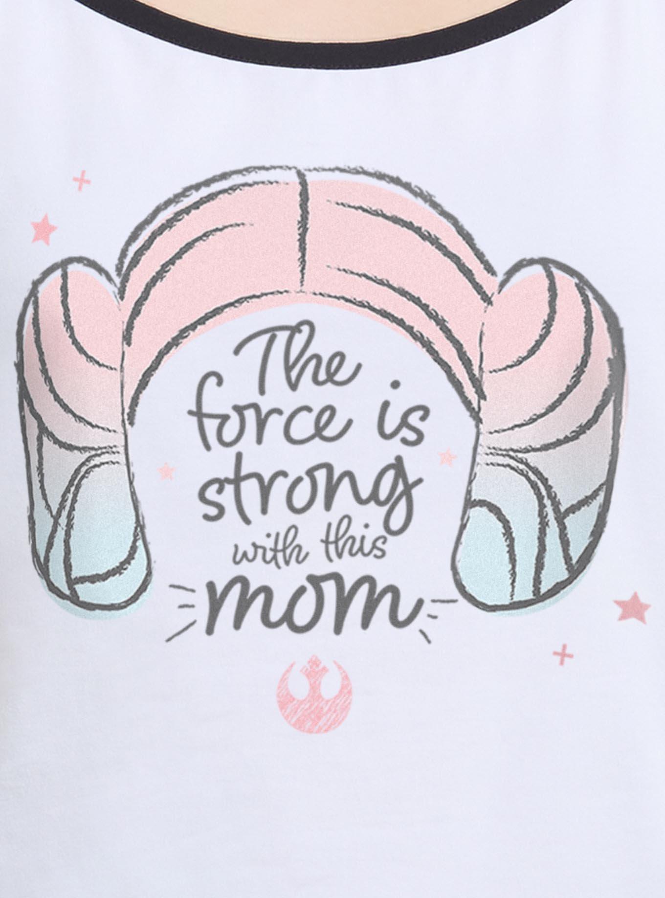 Star Wars Princess Leia Force Is Strong With This Mom Girls Cami, , hi-res