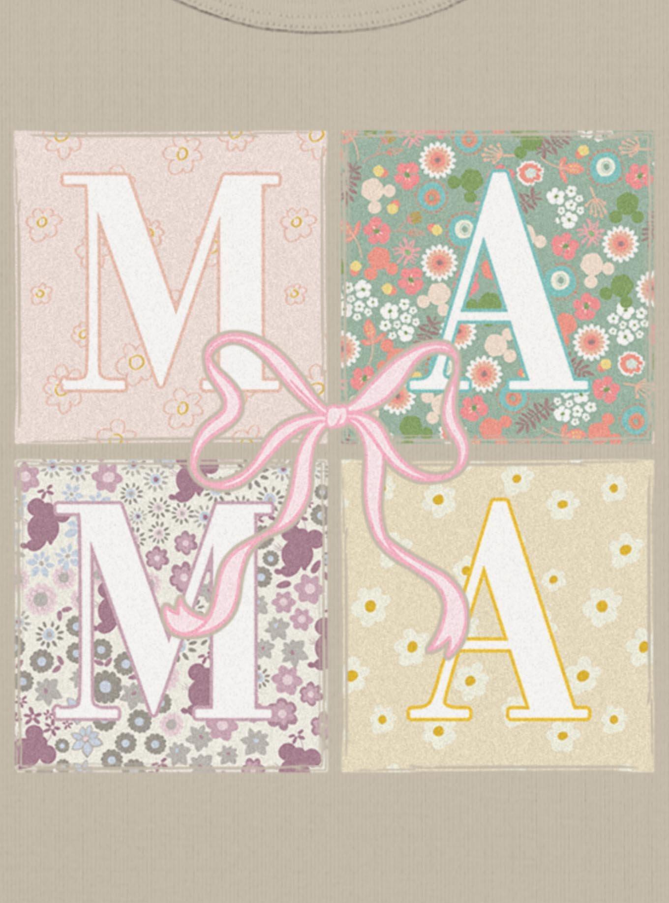 Disney Mickey Mouse Mama Floral Boxed Up Girls Baby T-Shirt, , hi-res