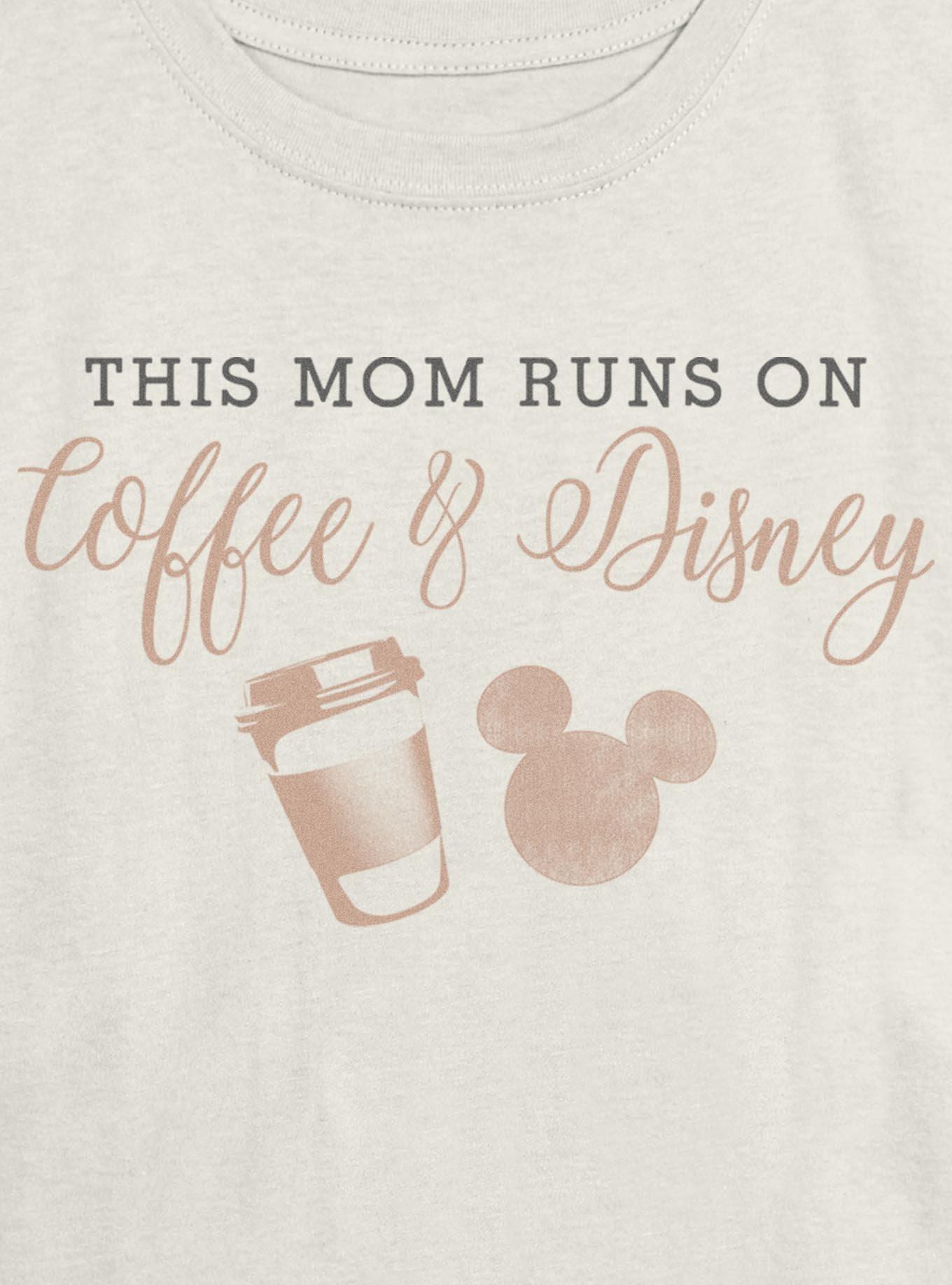 Disney Mickey Mouse Disney And Coffee Mom Girls Skimmer T-Shirt, , hi-res