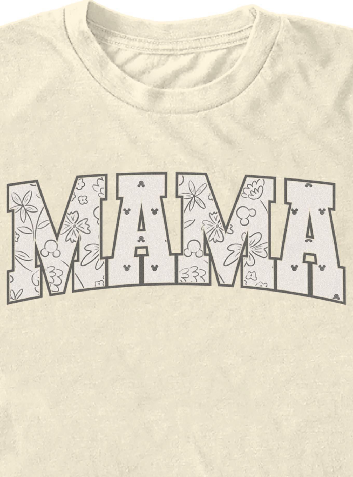 Disney Mickey Mouse Mama Patterns Collegiate T-Shirt, , hi-res
