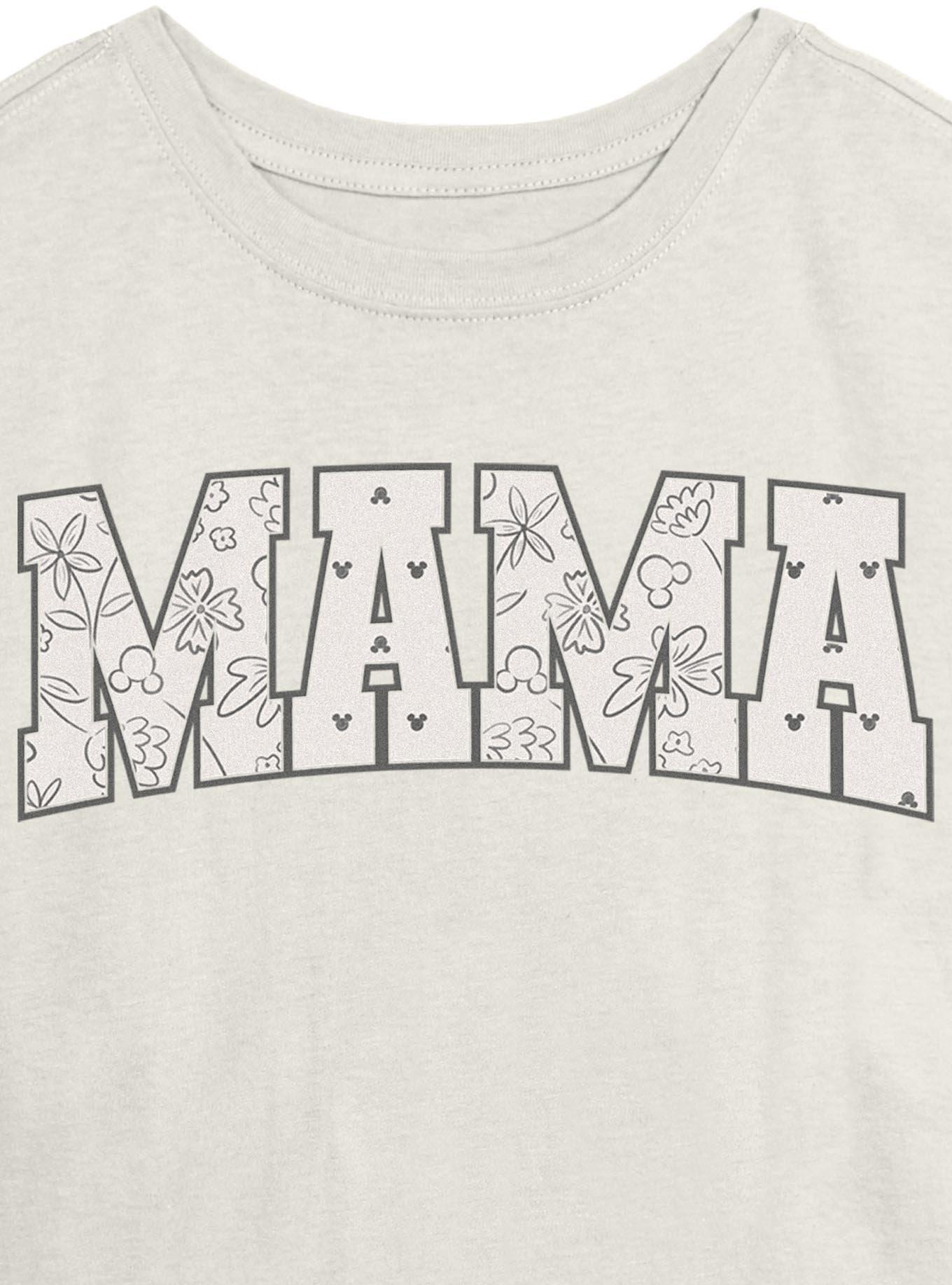 Disney Mickey Mouse Mama Patterns Collegiate Girls Skimmer T-Shirt, , hi-res