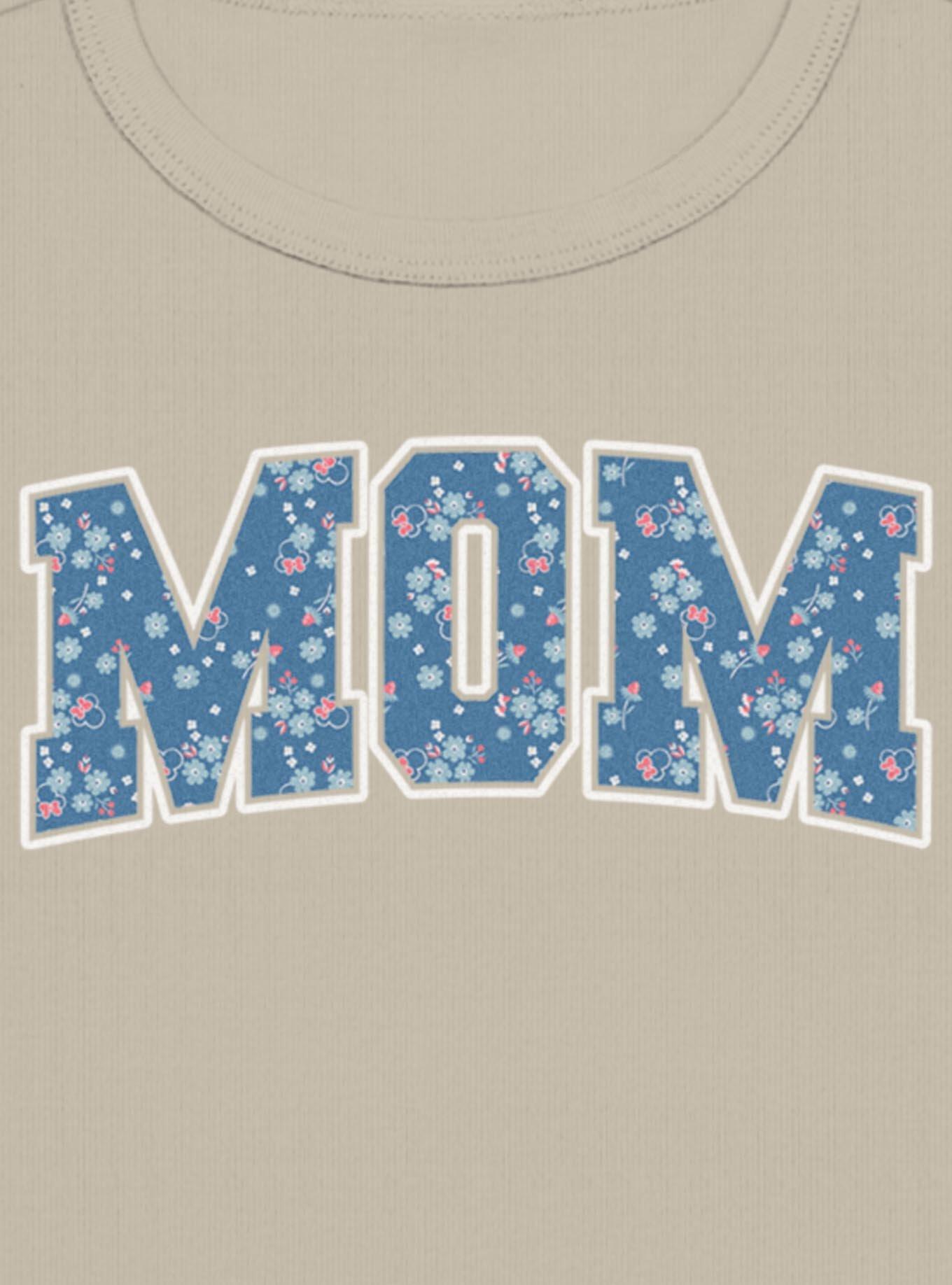 Disney Minnie Mouse Mom Collegiate Flower Pattern Girls Baby T-Shirt, , hi-res