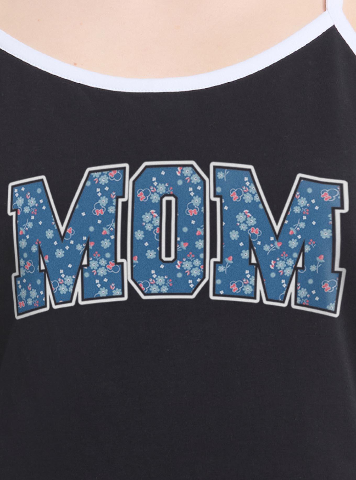 Disney Minnie Mouse Mom Collegiate Flower Pattern Girls Cami, , hi-res