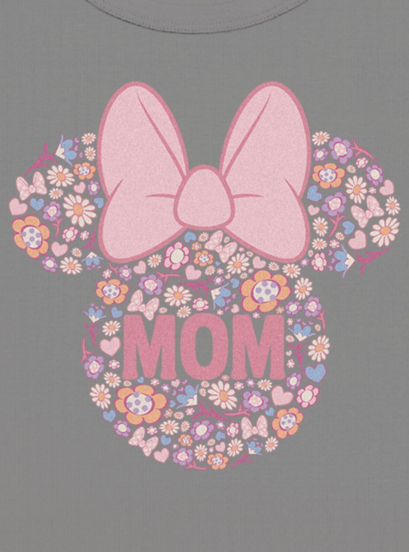 Disney Minnie Mouse Mom Flower Pattern Girls Baby T-Shirt, , hi-res