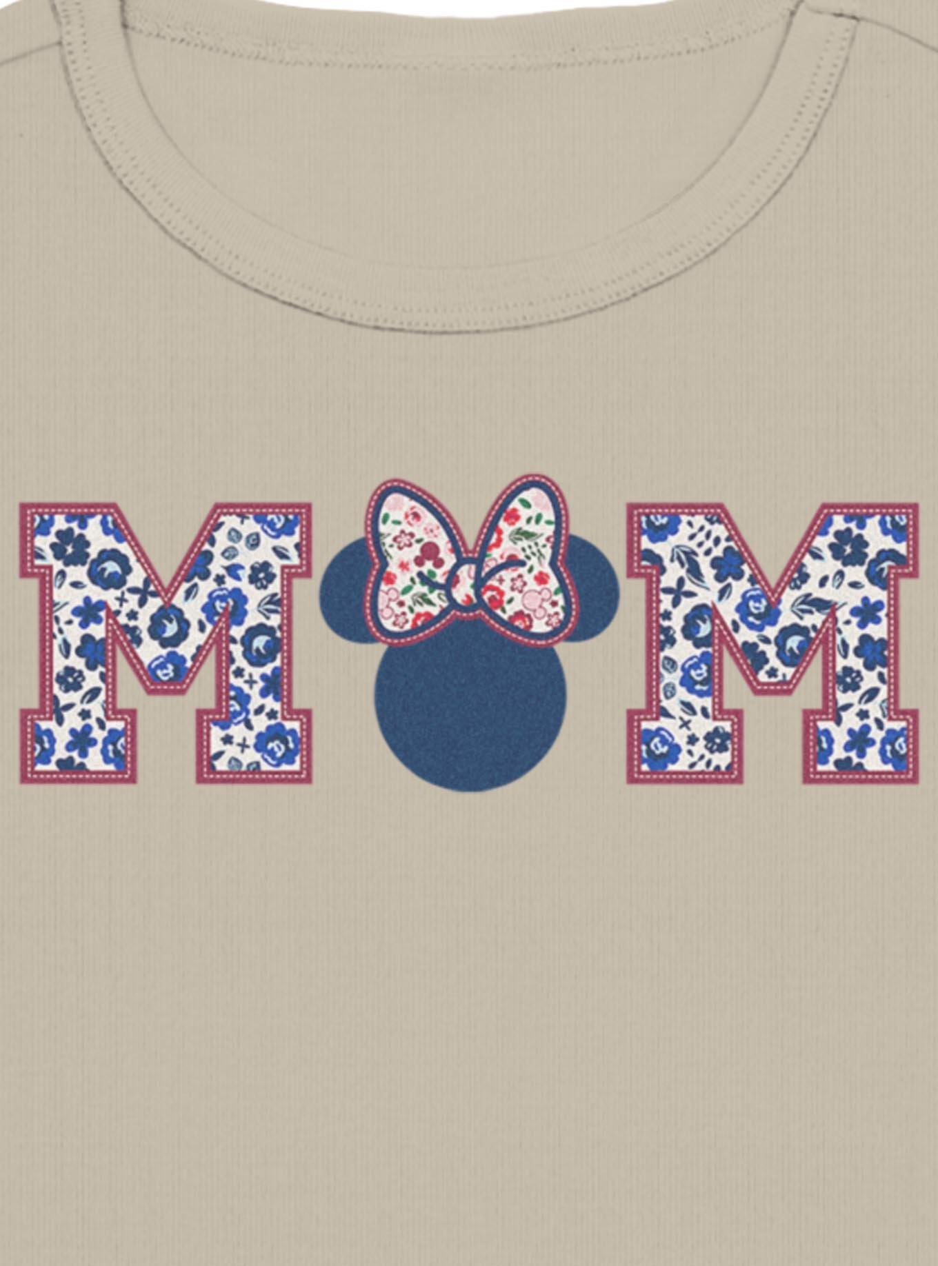 Disney Minnie Mouse Mom Flower Pattern Collegiate Girls Baby T-Shirt, , hi-res