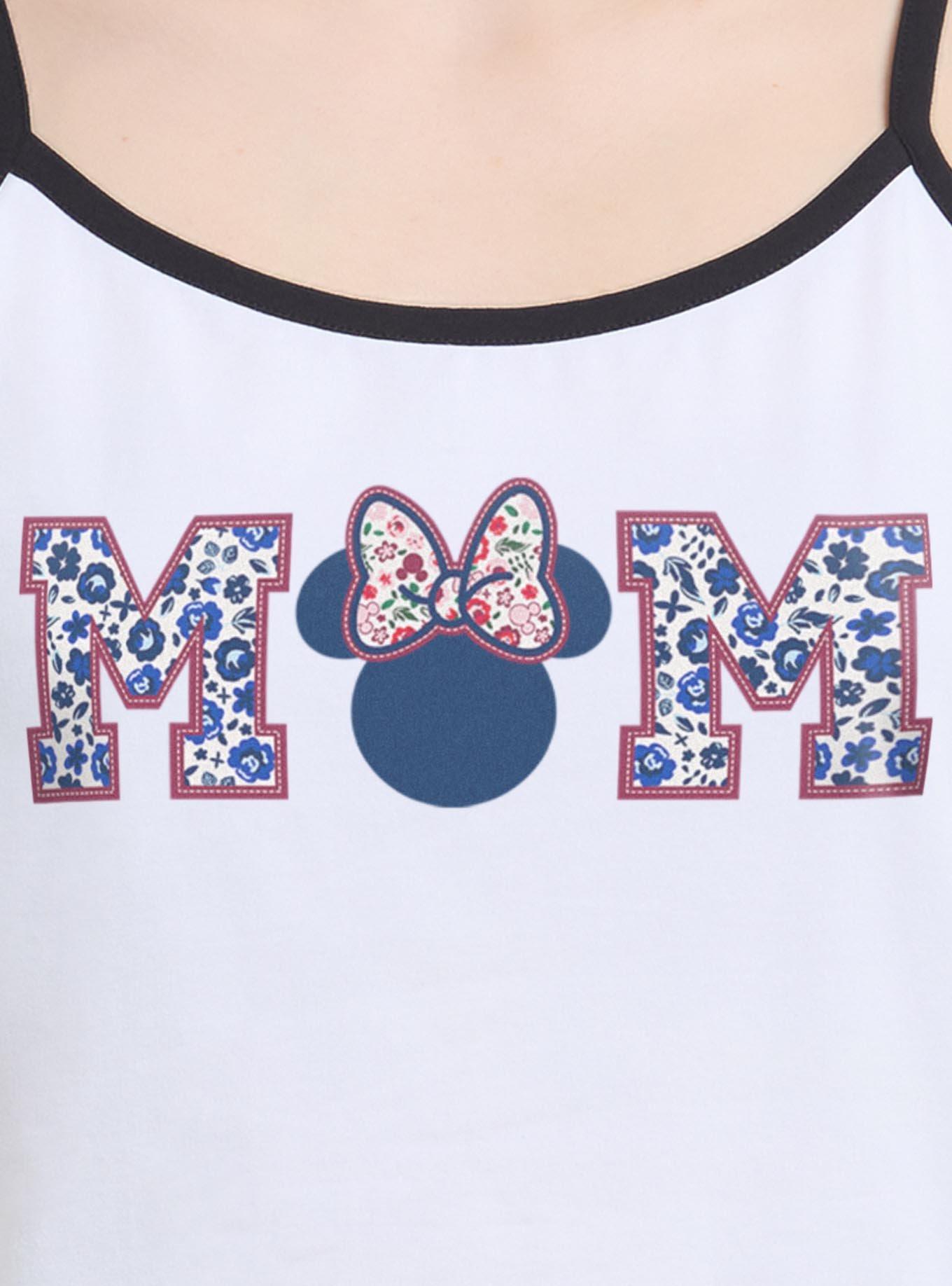 Disney Minnie Mouse Mom Flower Pattern Collegiate Girls Cami, , hi-res