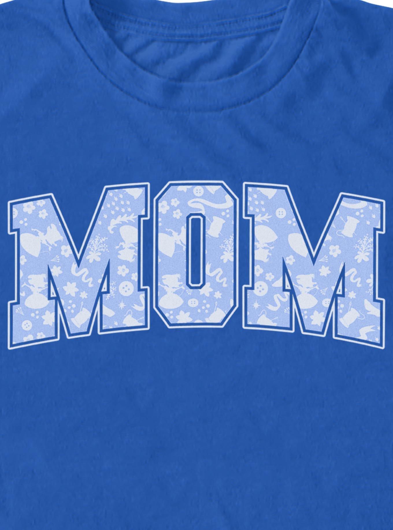 Disney Princesses Mom Collegiate Pattern T-Shirt, , hi-res