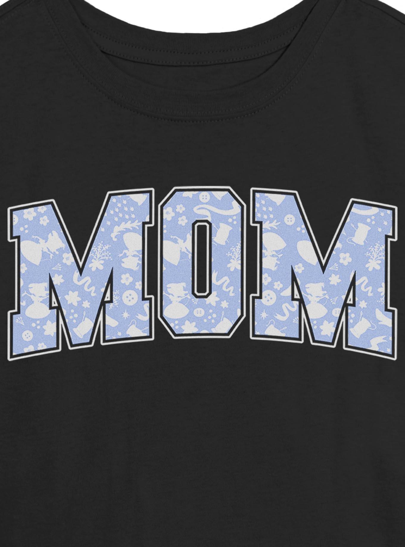 Disney Princesses Mom Collegiate Pattern Girls Skimmer T-Shirt, , hi-res