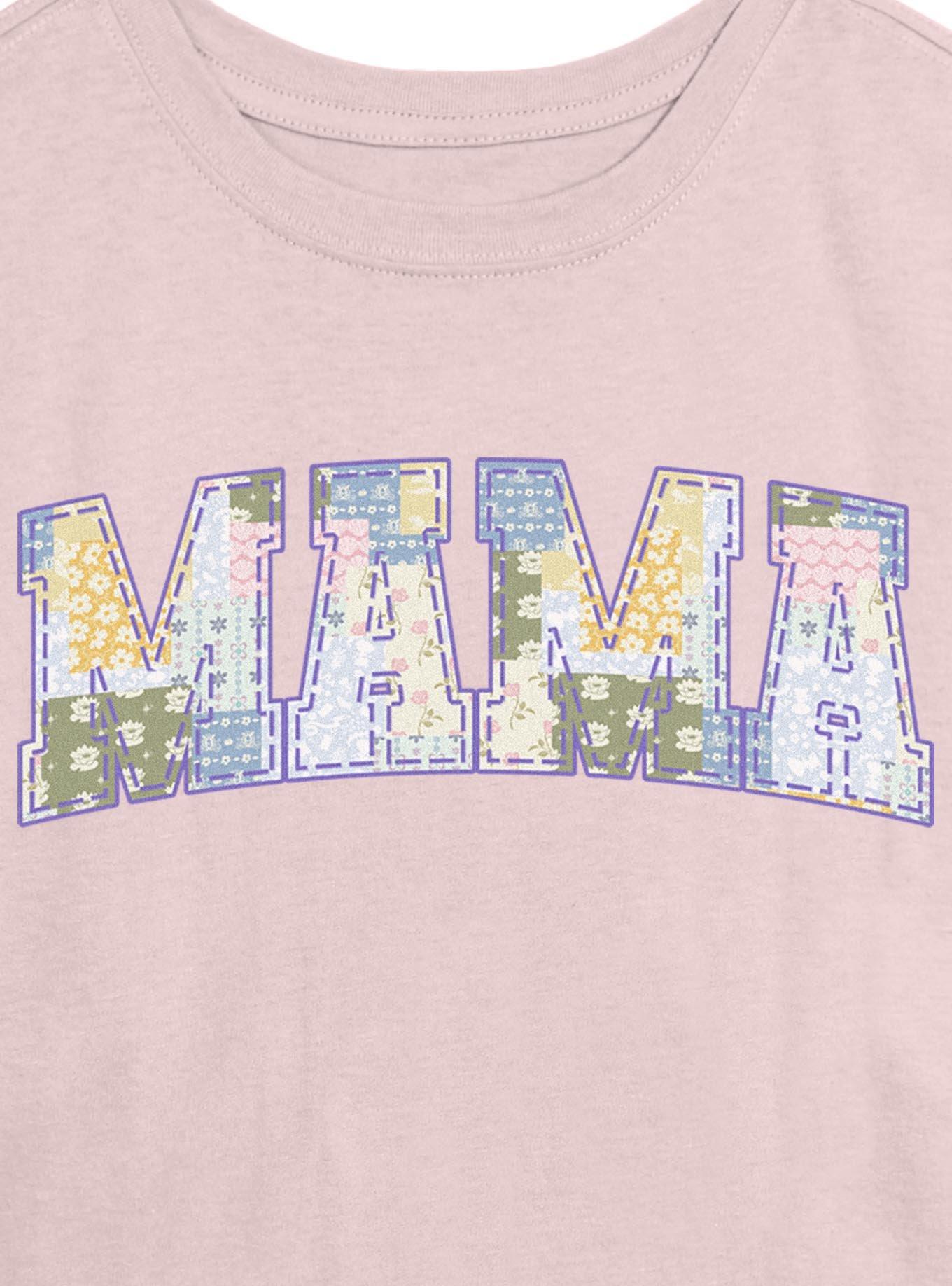 Disney Princesses Mama Collegiate Pattern Girls Skimmer T-Shirt, , hi-res