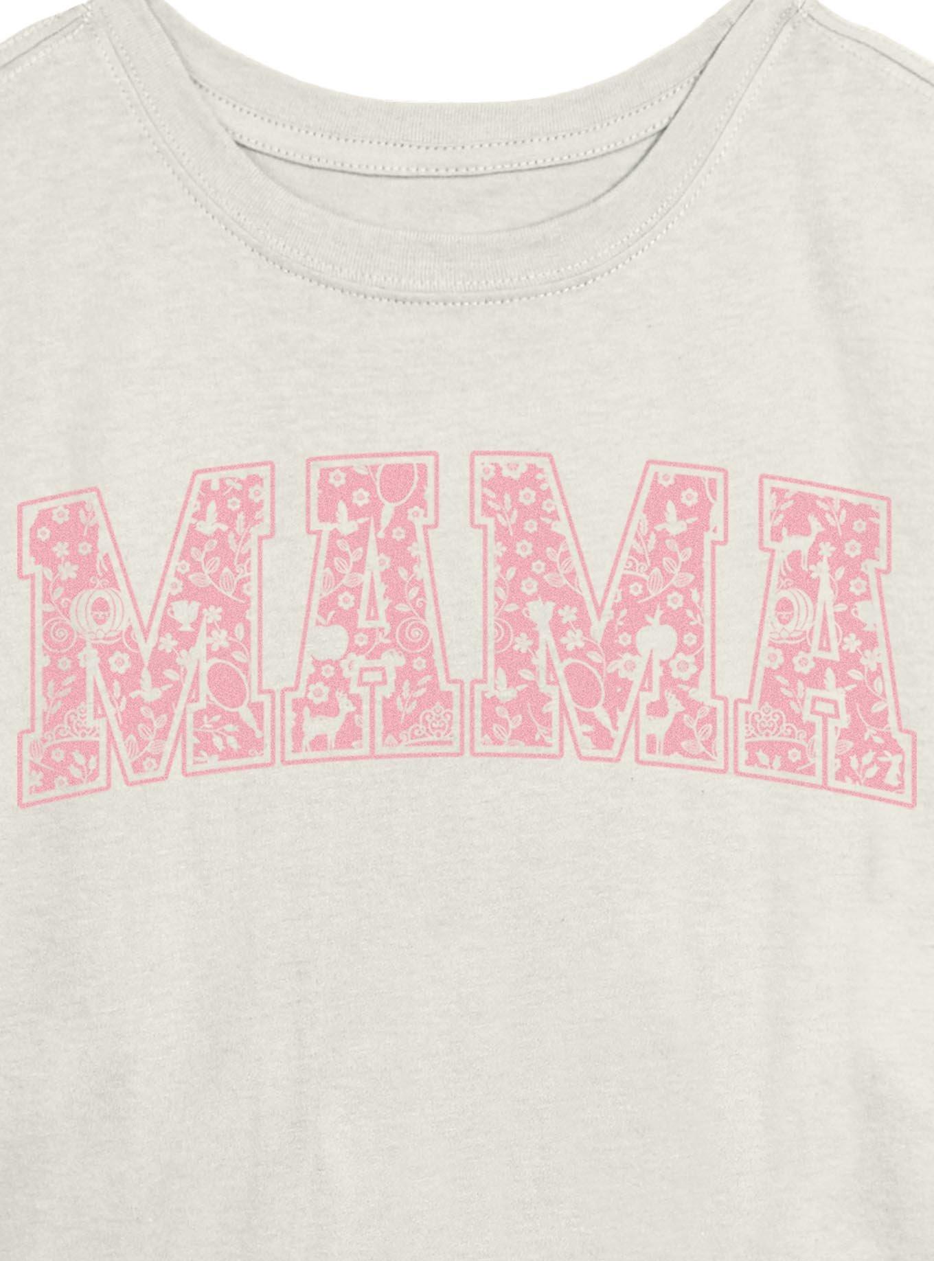 Disney Princesses Mama Collegiate Pattern Girls Skimmer T-Shirt, , hi-res
