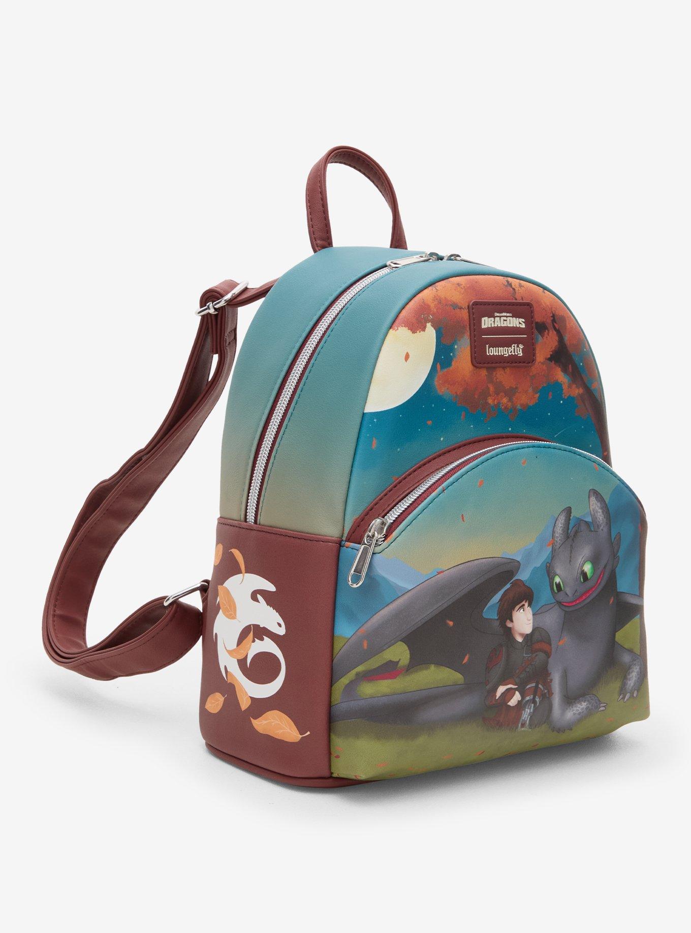 Loungefly How To Train Your Dragon Autumn Mini Backpack, , alternate - view 2