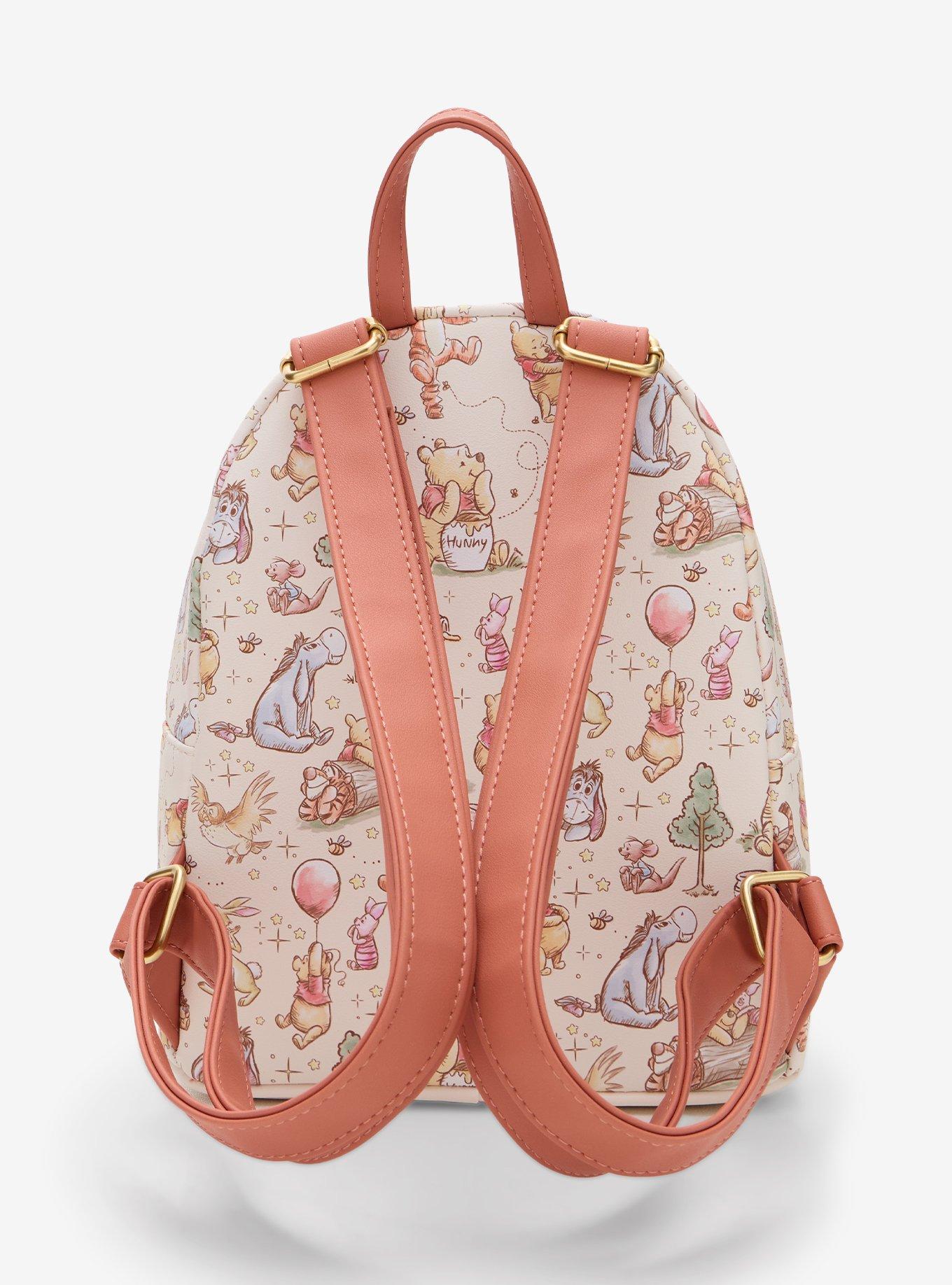 Loungefly Disney Winnie The Pooh Character Sketch Mini Backpack, , alternate - view 3